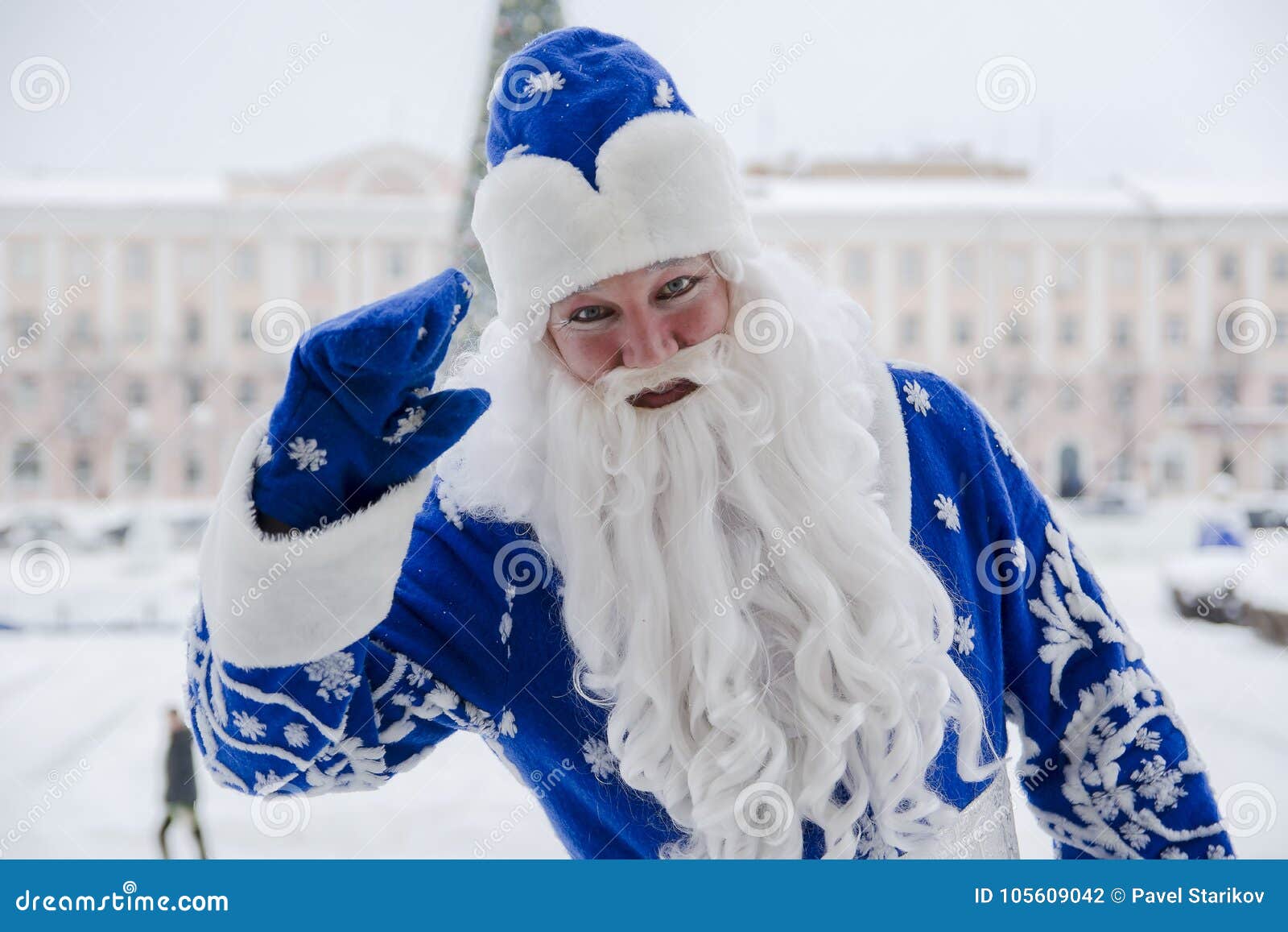 русский santa claus редакционное фотография. изображение насчитывающей