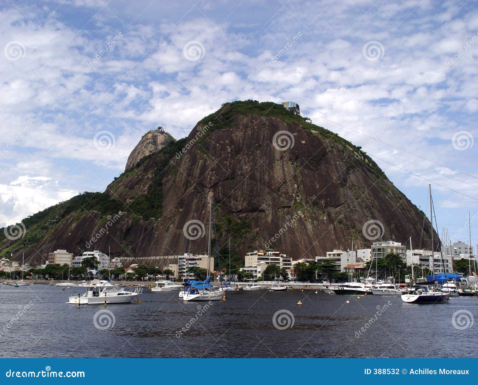 сахар хлебца. сахар rio горы хлебца janeiro залива de guanabara