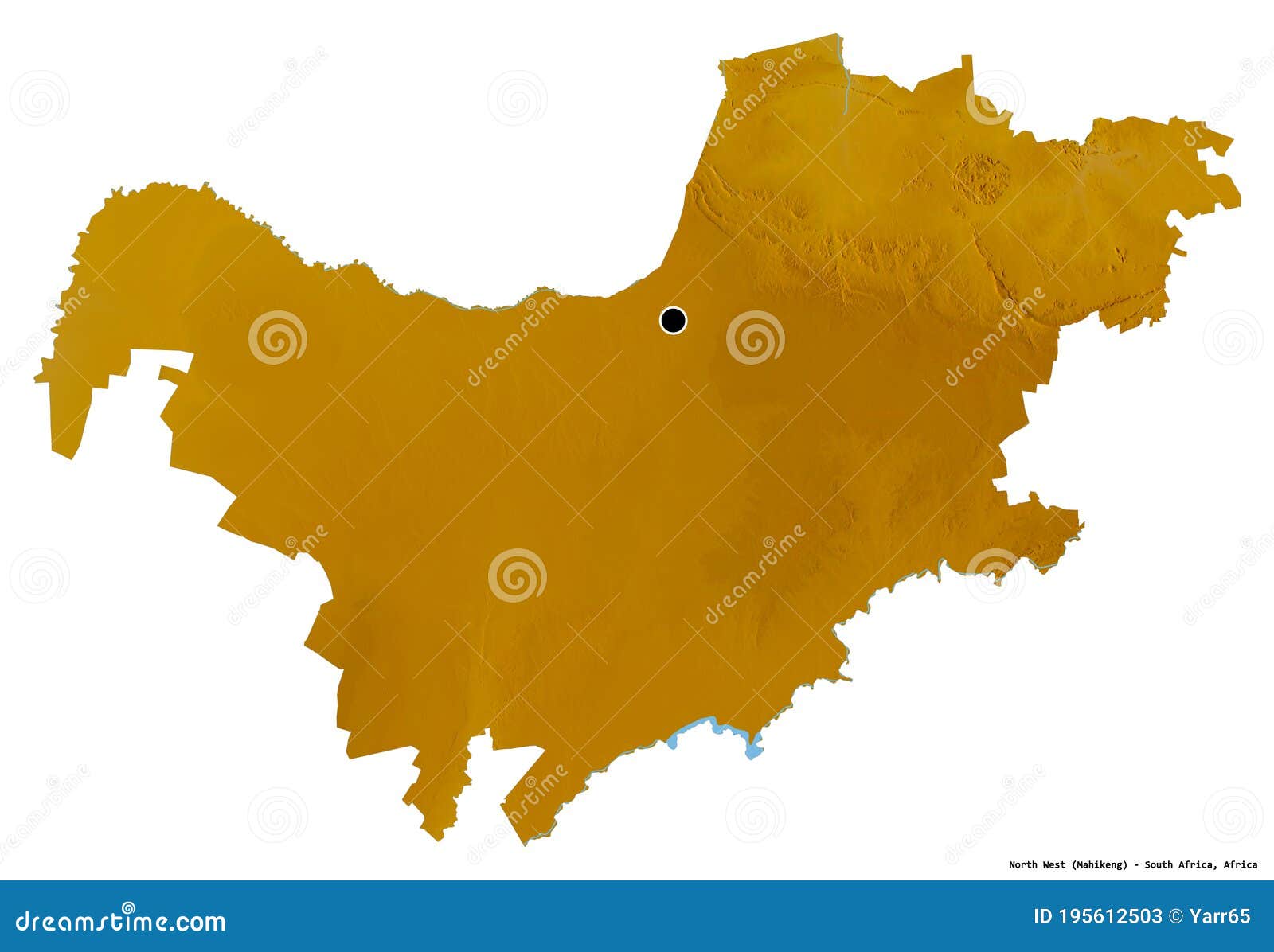 Северо-западная провинция Южной Африки на белом. Помощь Иллюстрация ...