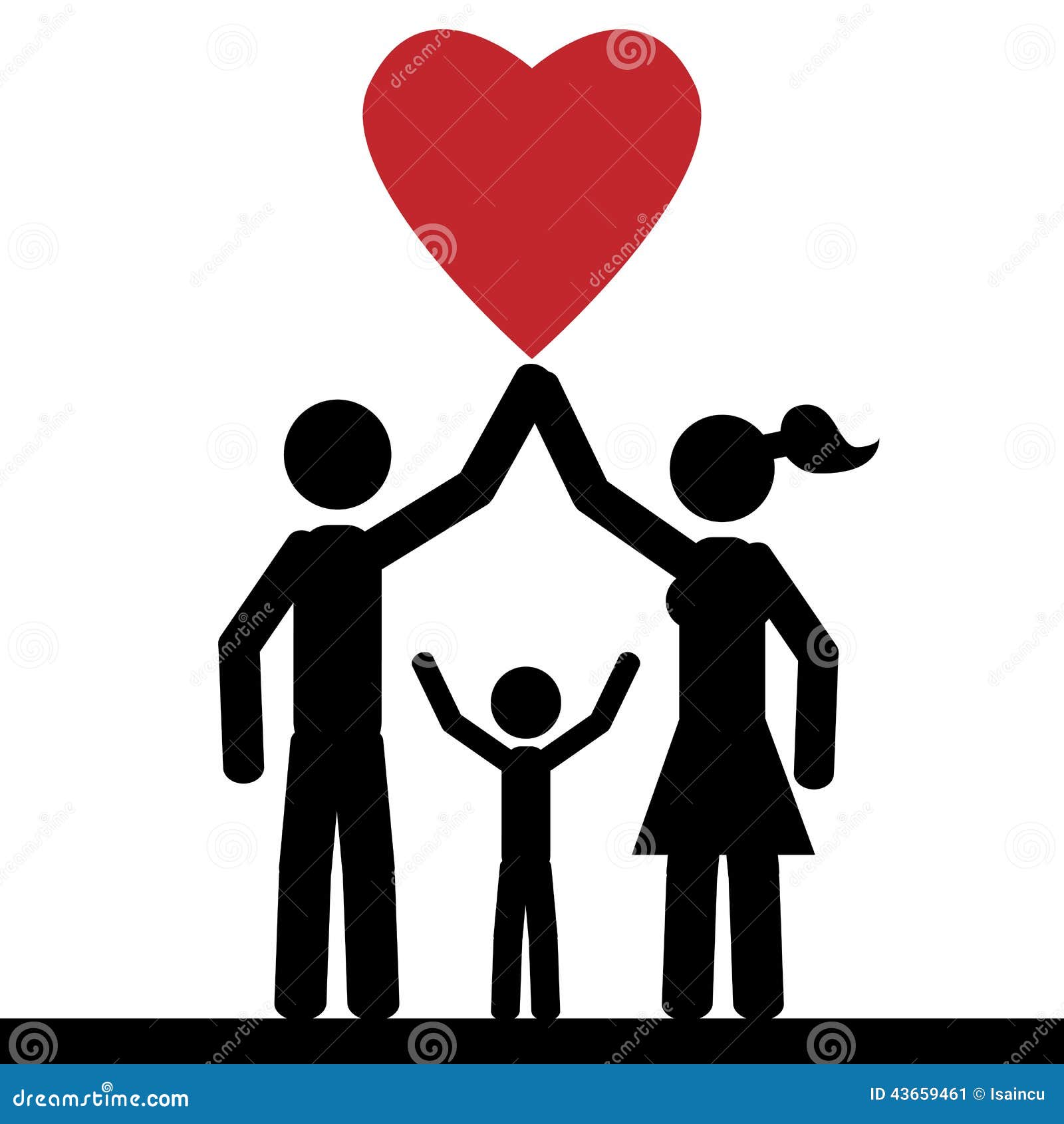 Символ семьи сердце
