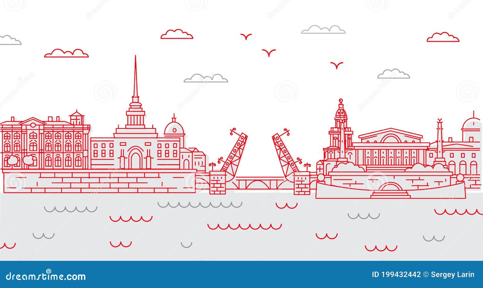 Санкт-Петербург иллюстрации вектор