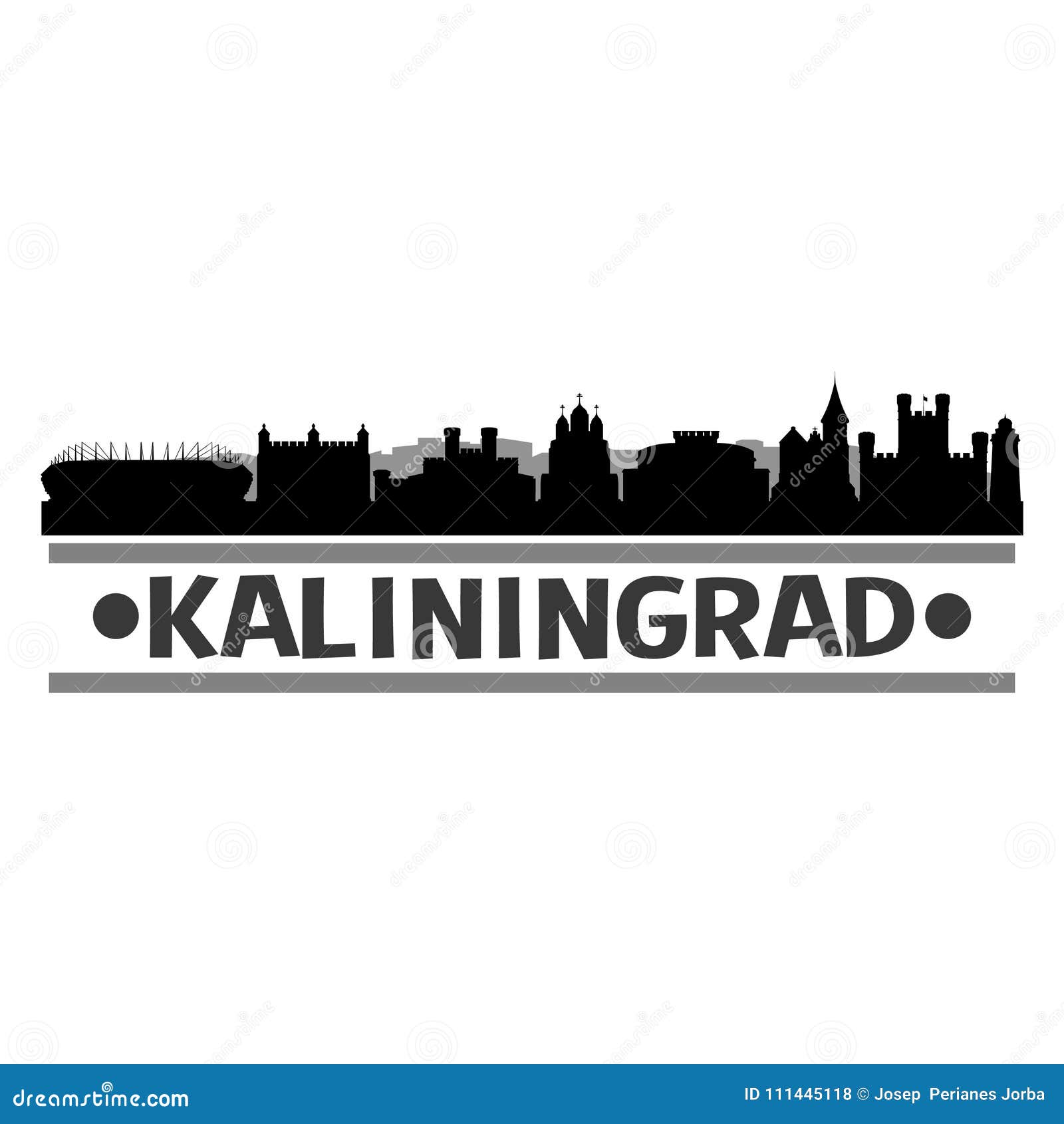 Калининград силуэт