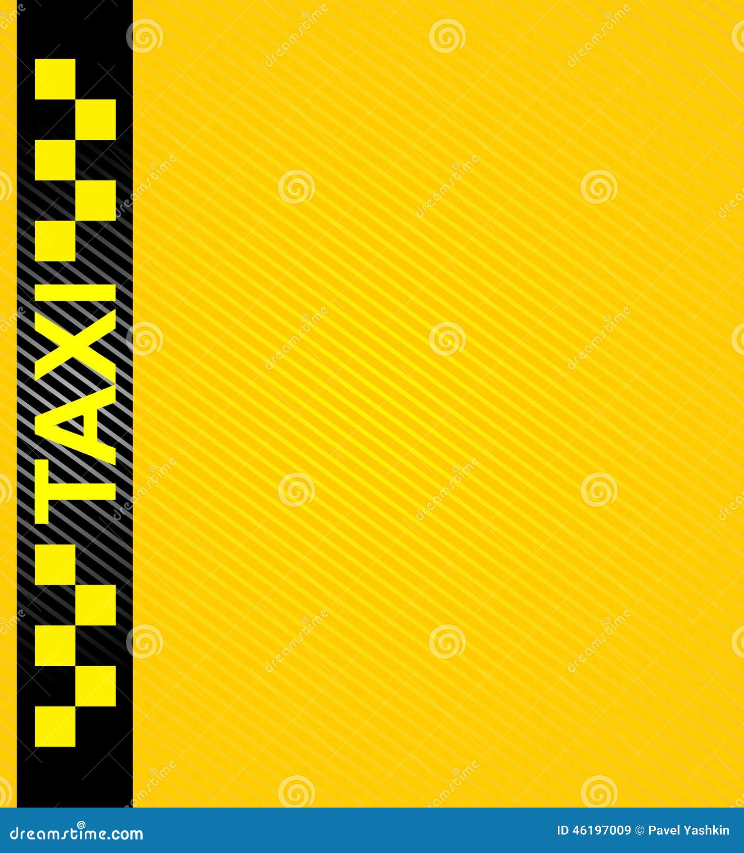Желтый фон для визитки такси