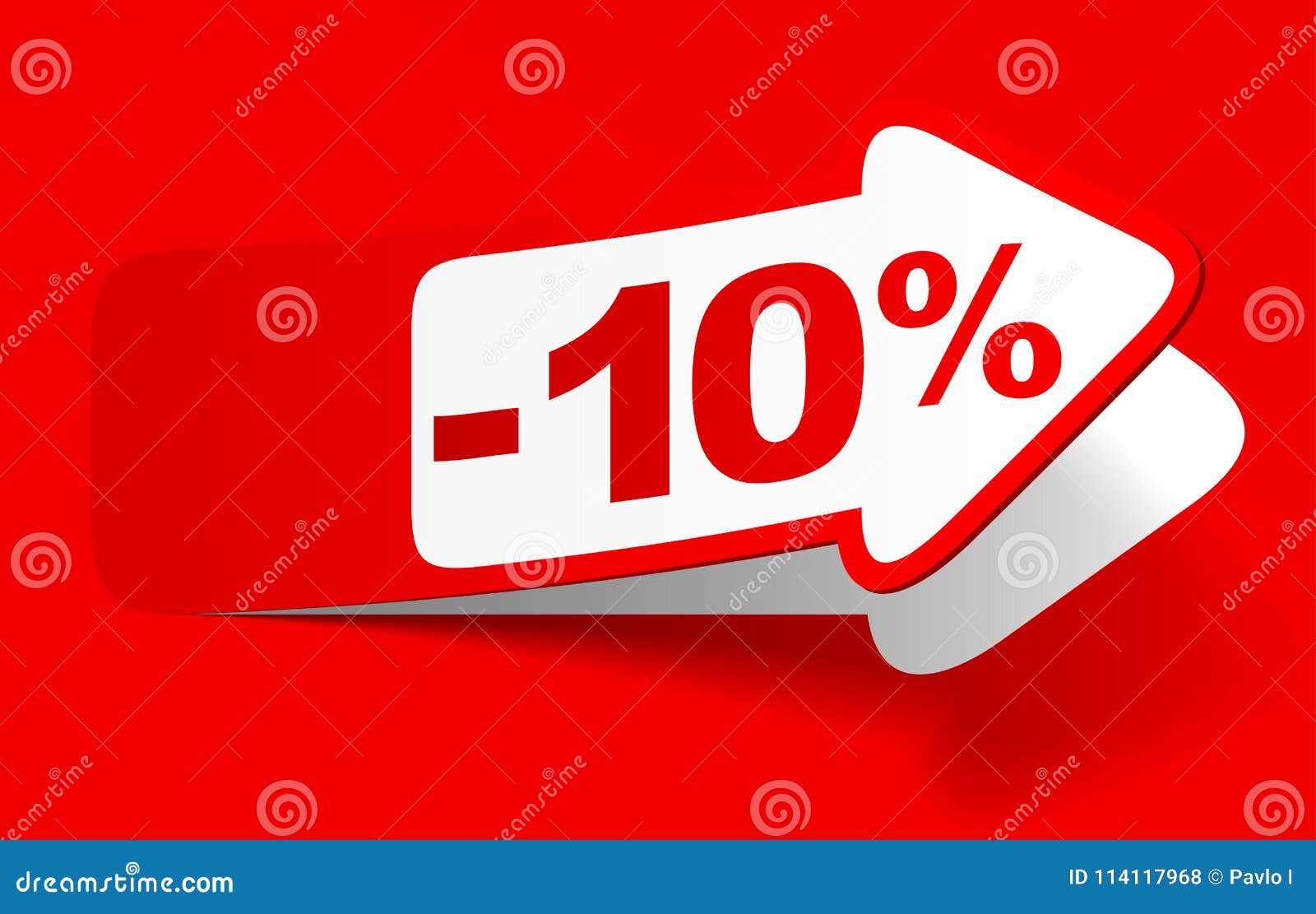 Скидка 10 процентов - вектор запаса Иллюстрация штока - иллюстрации ...