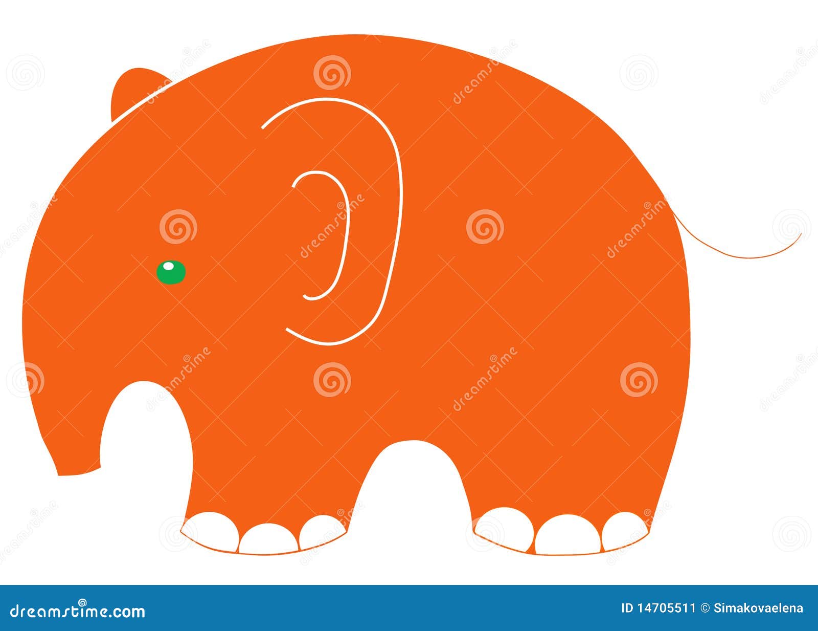 белизна слона предпосылки стилизованная