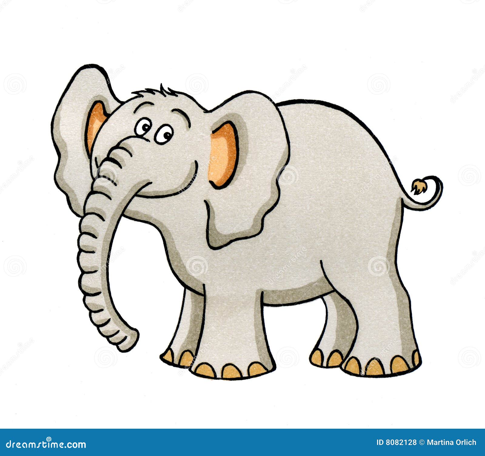 Карточки для детей слониха