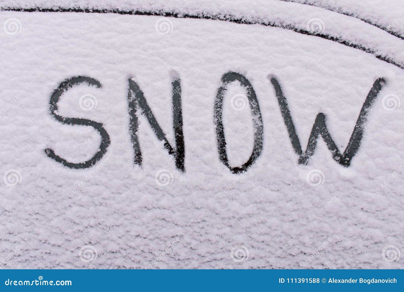 Snow надпись