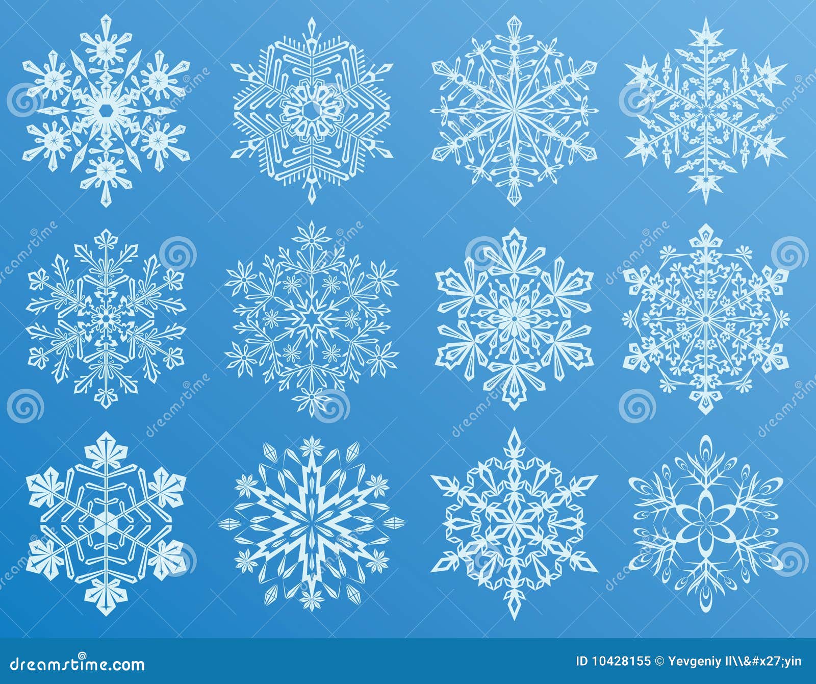снежинка иллюстрация вектора. иллюстрации насчитывающей бело - 10428155