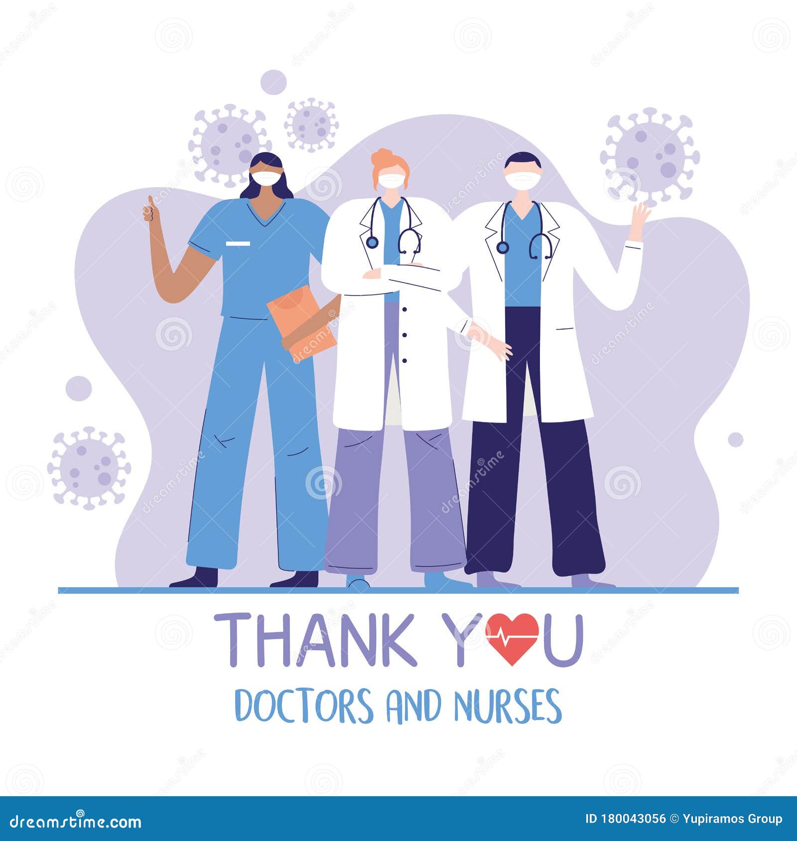 Спасибо врачам и медсестрам, врачам групп и медсестрам. Иллюстрация ...