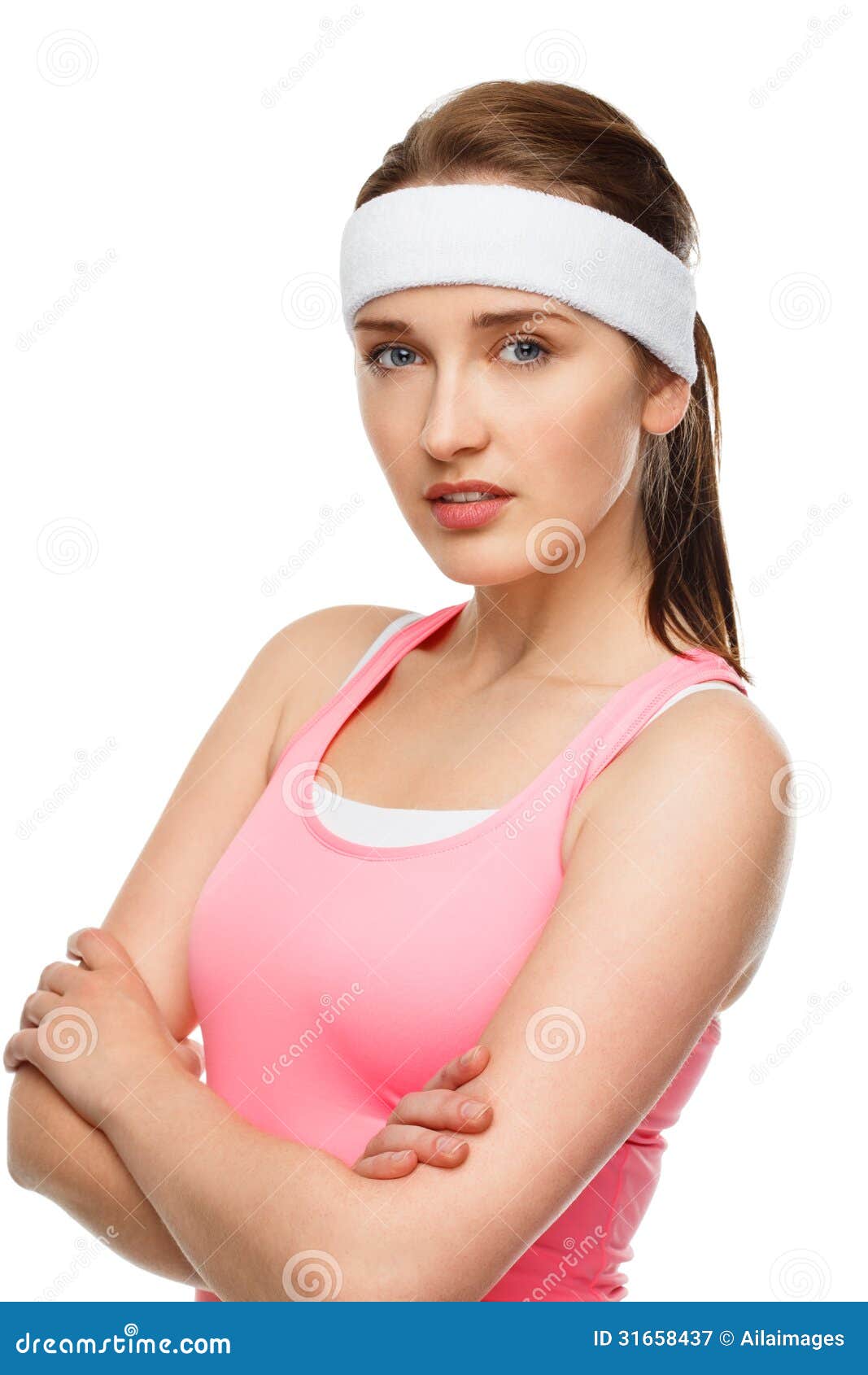 Спортсменка теннисиста женщины портрета крупного плана счастливая ...