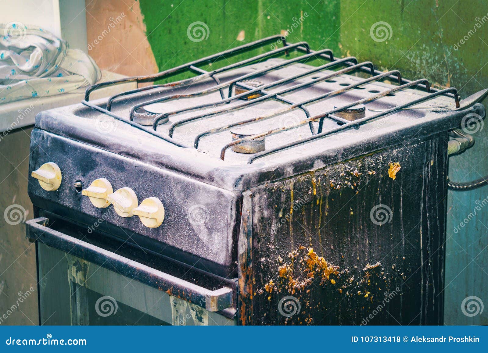 Старая газовая плита old Gas Stove