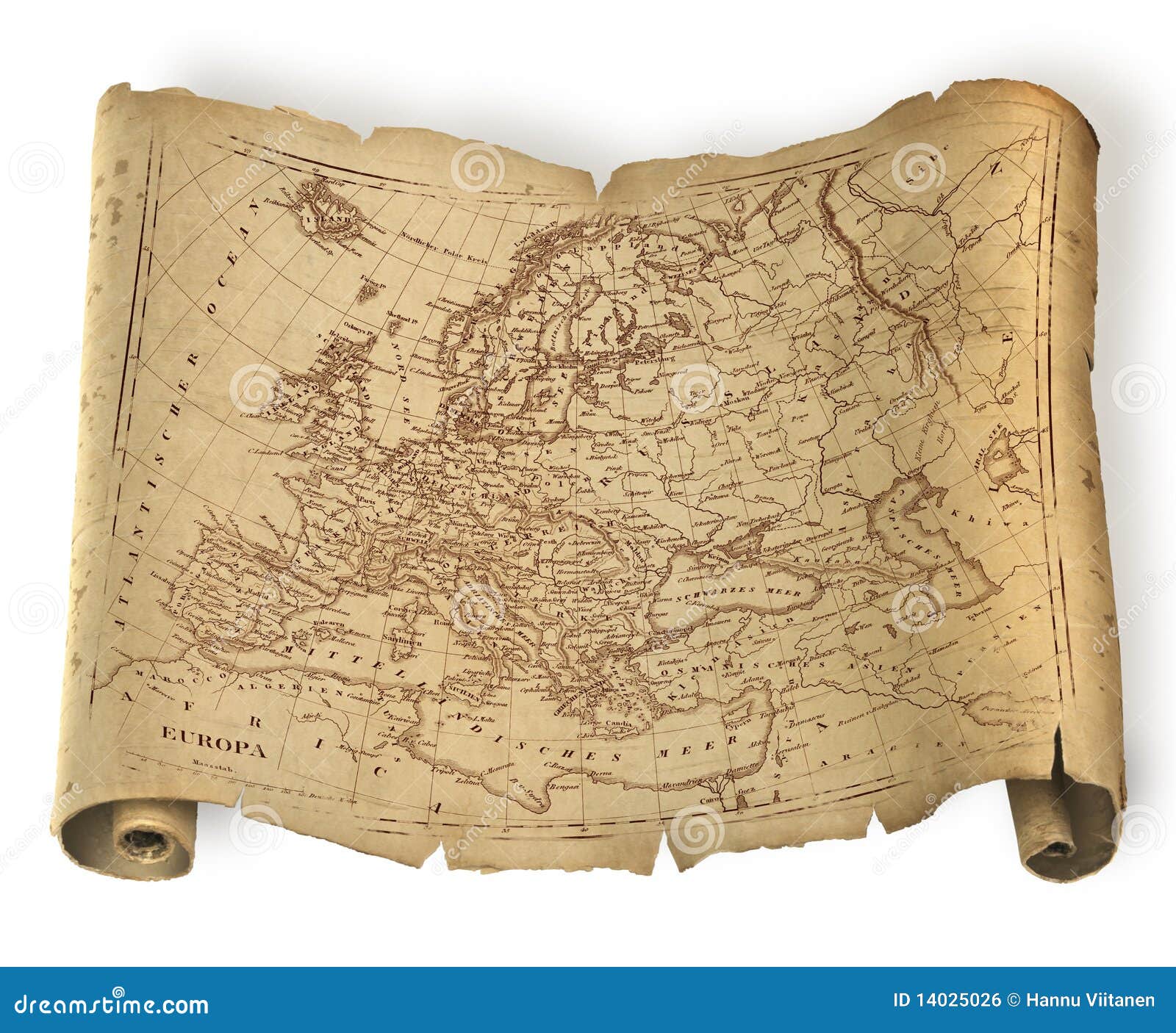 Пергамент для старинной карты