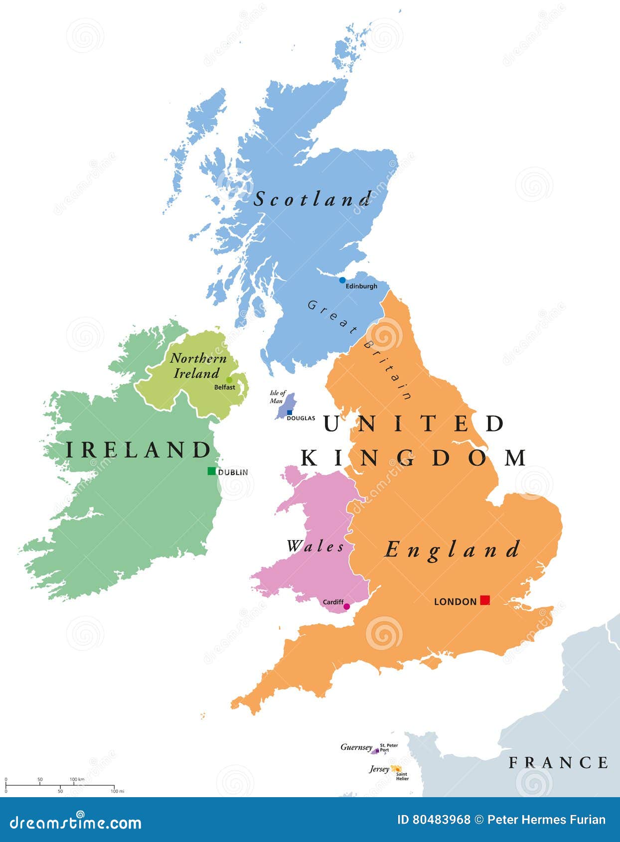 Карта англии шотландии и ирландии как остаться в чехии