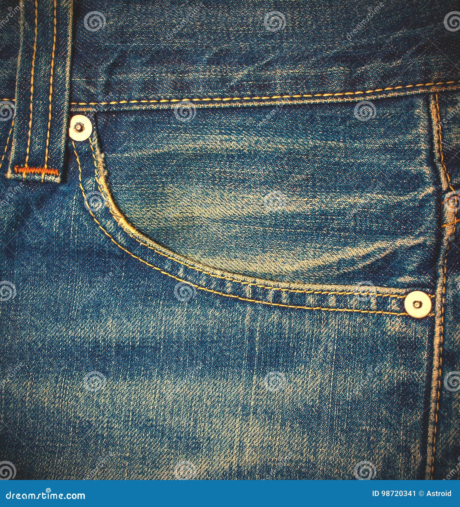 текстура тканья джинсыов карманная Предпосылка джинсовой ткани Стиль изображения Instagram
