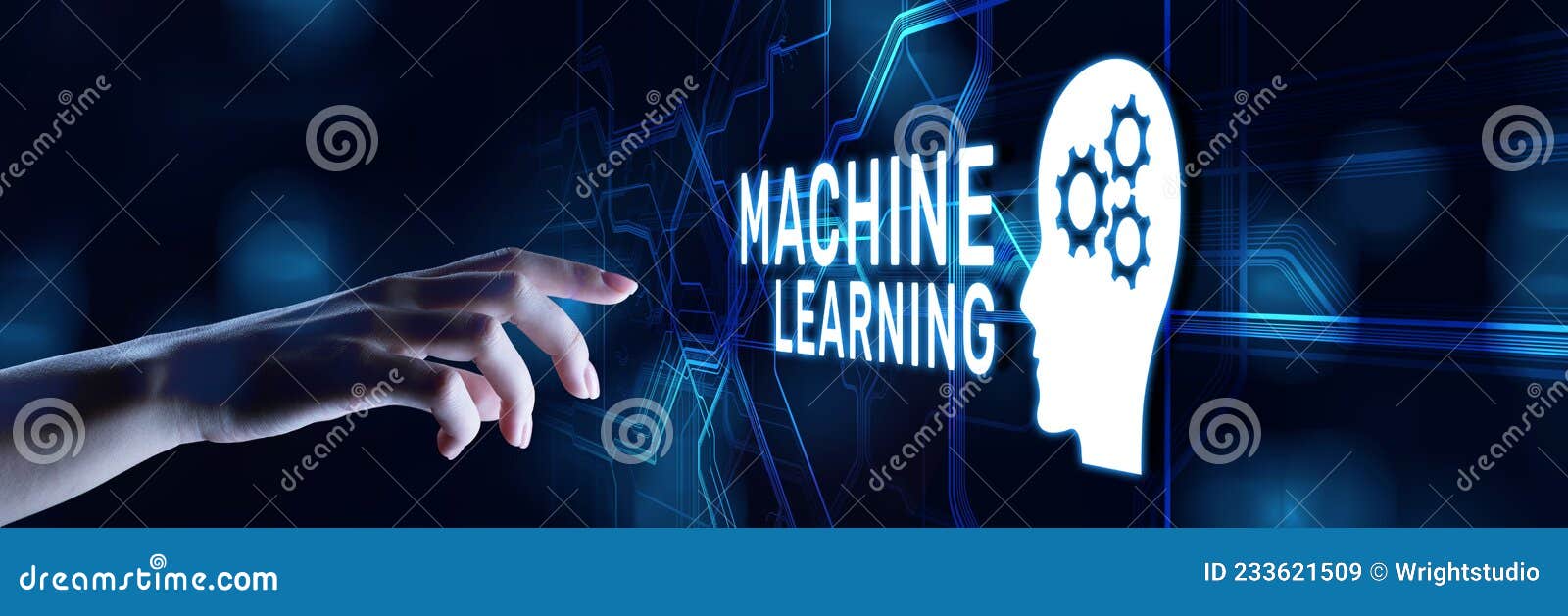 технология нейронных сетей для машинного обучения Стоковое Изображение ...