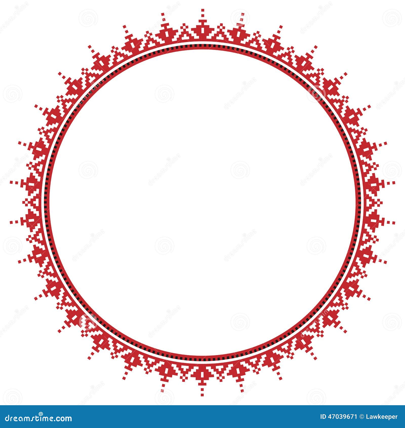 Беларуский орнамент круг