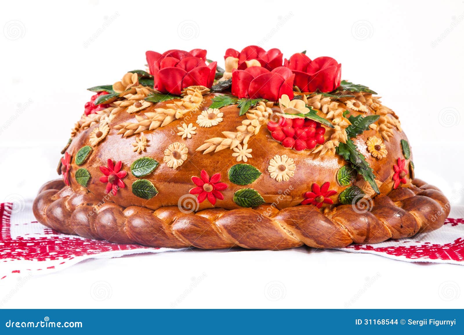Пирог на рушнике