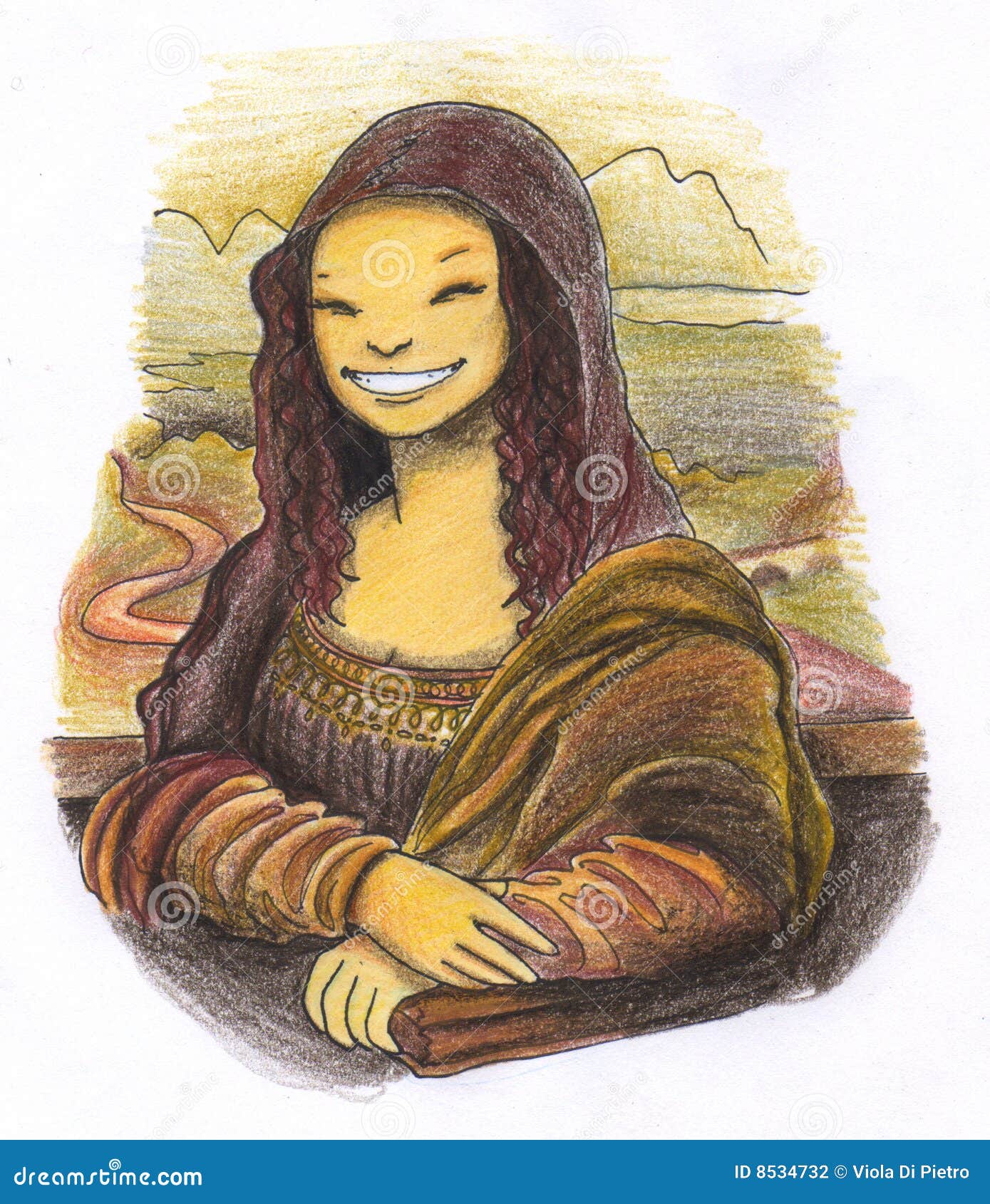 Мона Лиза улыбчивая аватар
