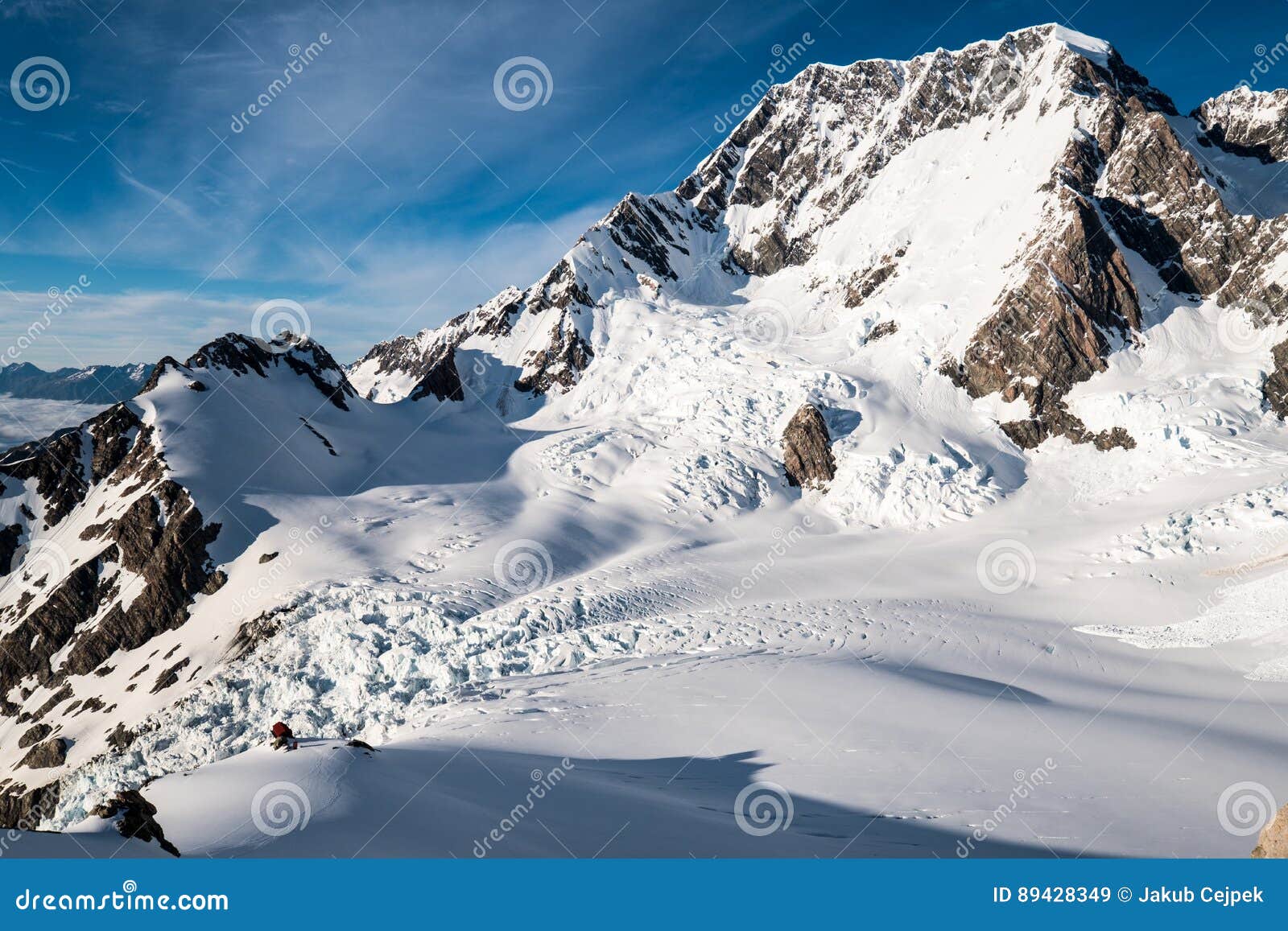 Установите кашевара/Aoraki, Новой Зеландии/Aotearoa. Установите кашевара/Aoraki, самой высокой горы в Новой Зеландии/Aotearoa