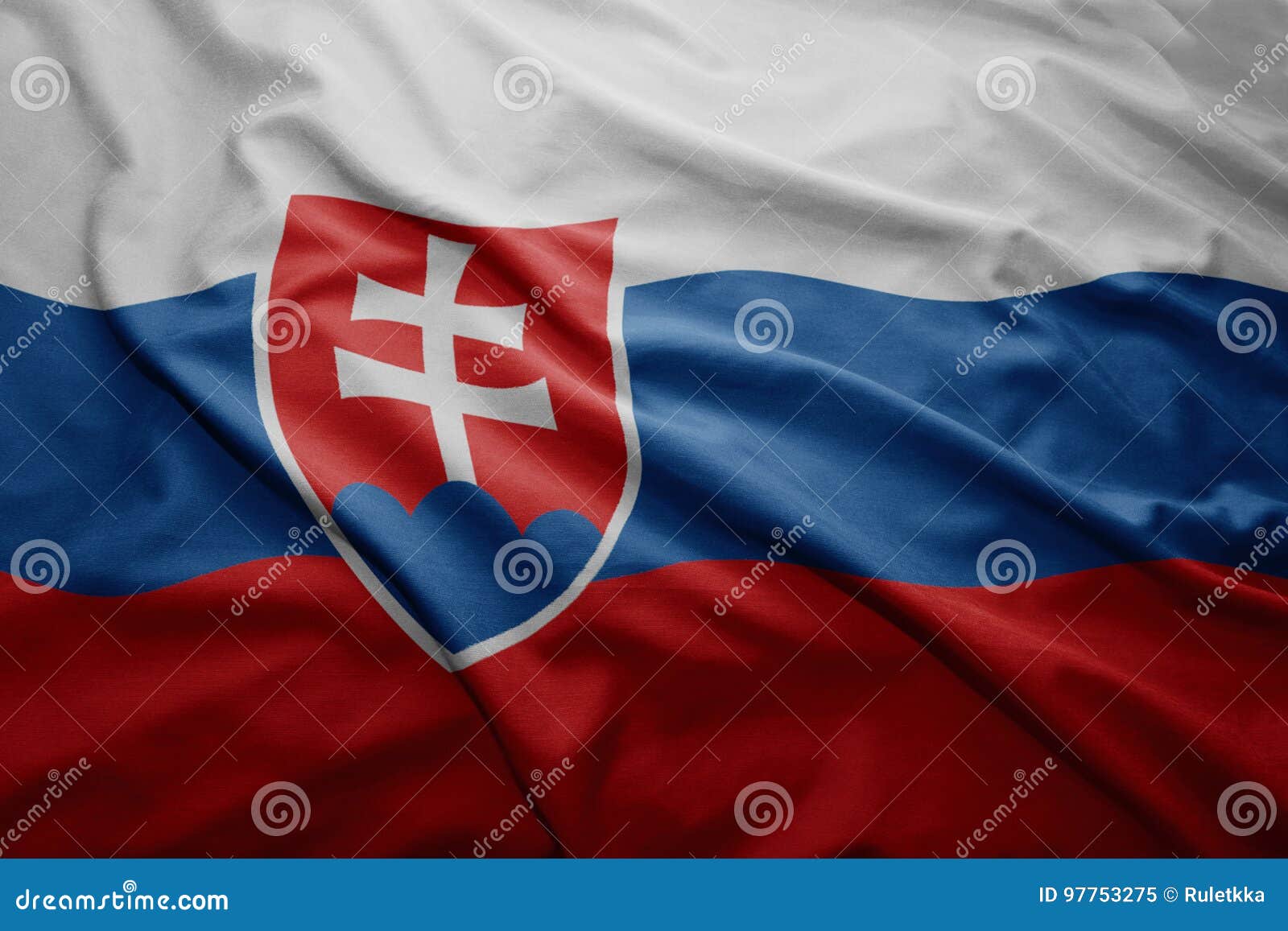 флаг Словакия стоковое изображение. изображение насчитывающей ...
