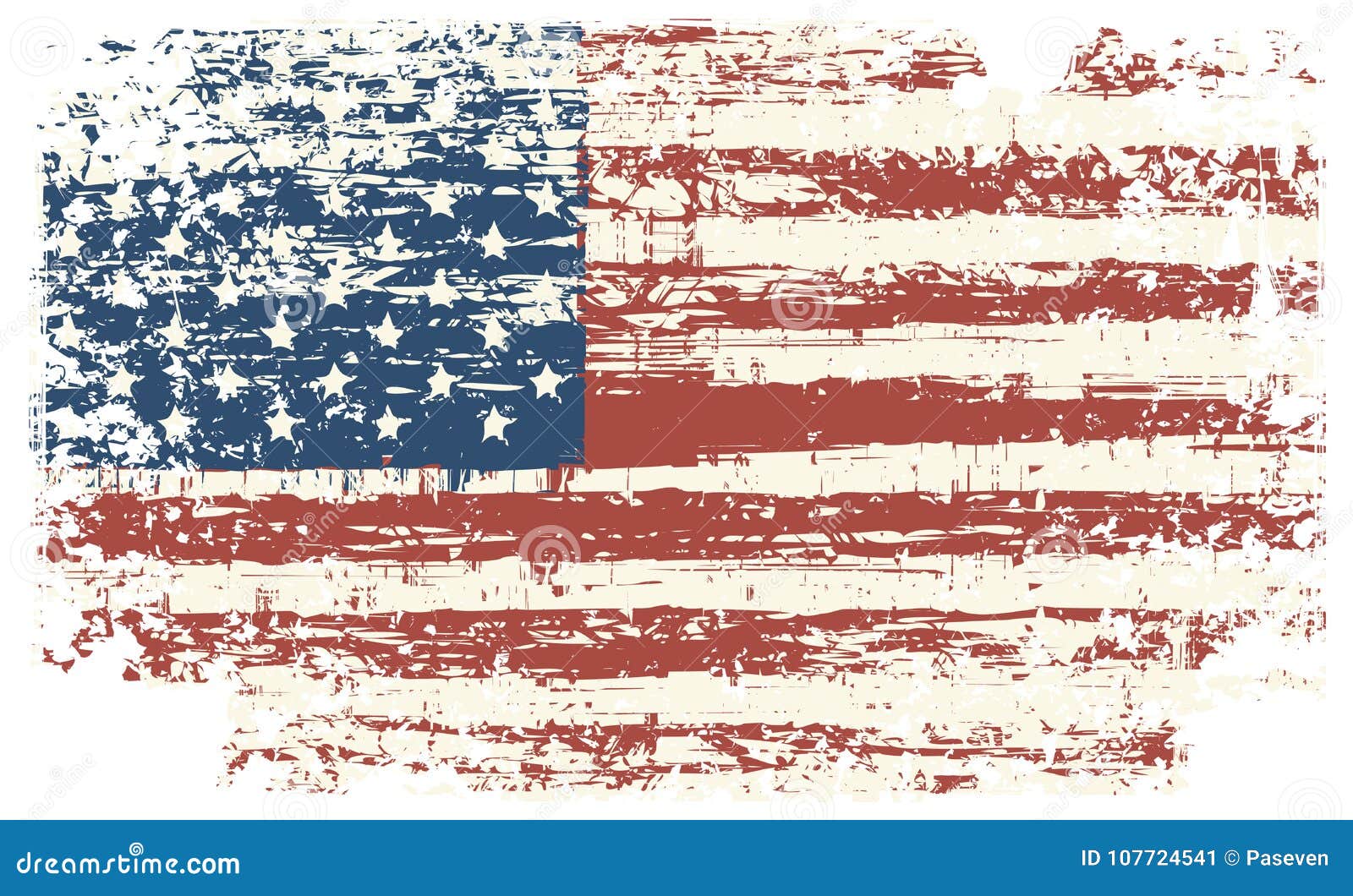 Флаг США гранж
