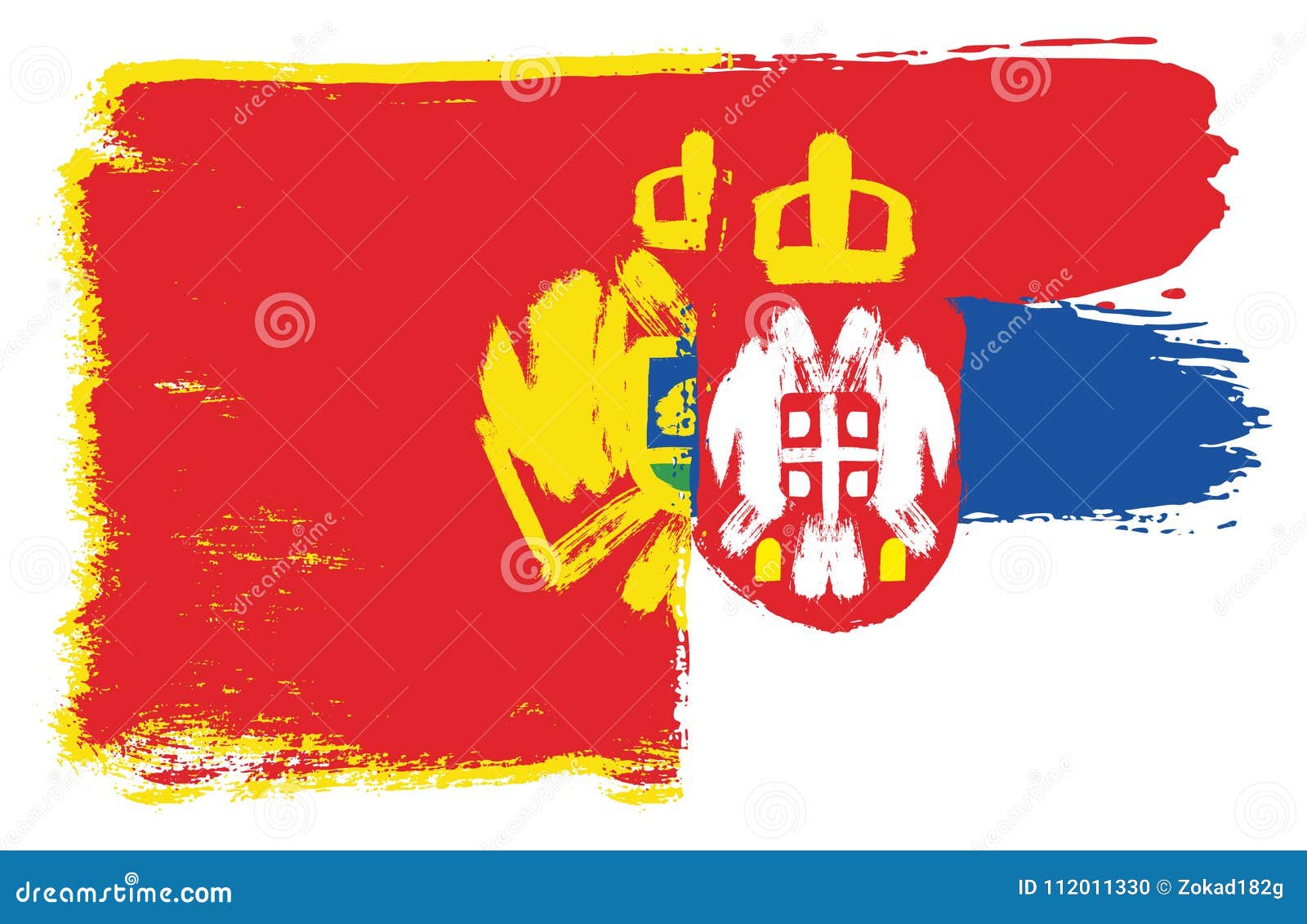 флаг сербии и черногории