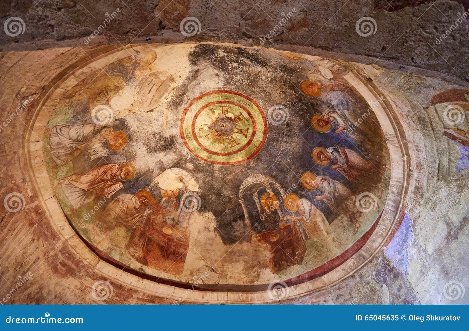 Фрески в церкви где мощи Николая Чудотворца в Турции