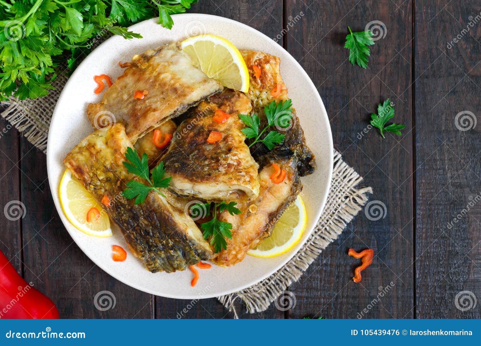 Жареный карась по китайски