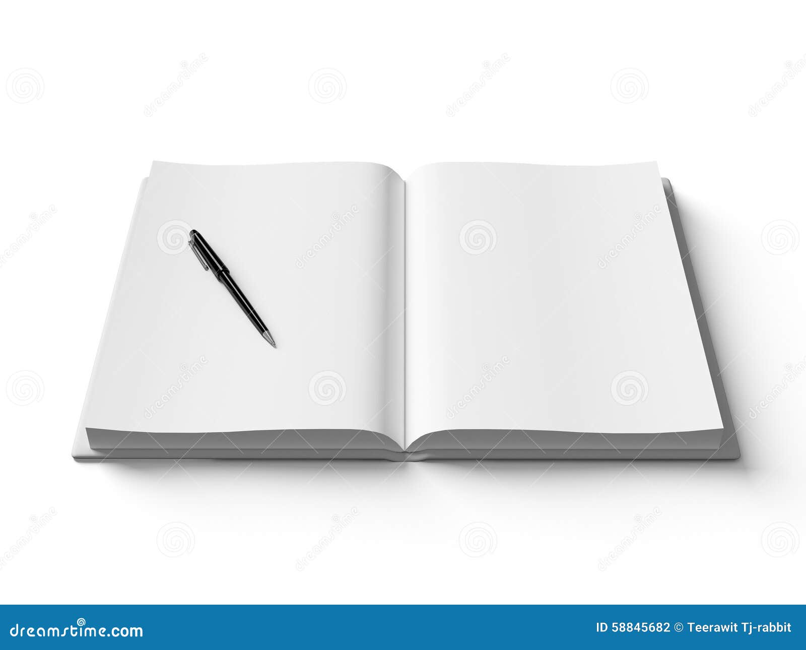 Книжки и ручки на белом фоне
