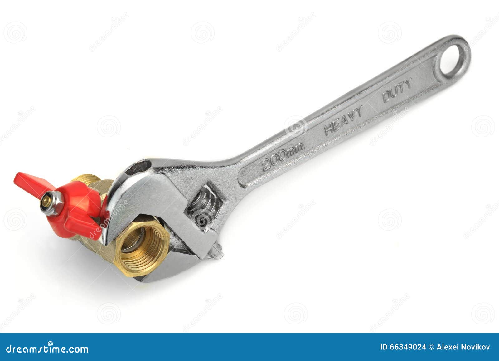 Шариковый клапан схваченный при регулируемый ключ изолированный на ...