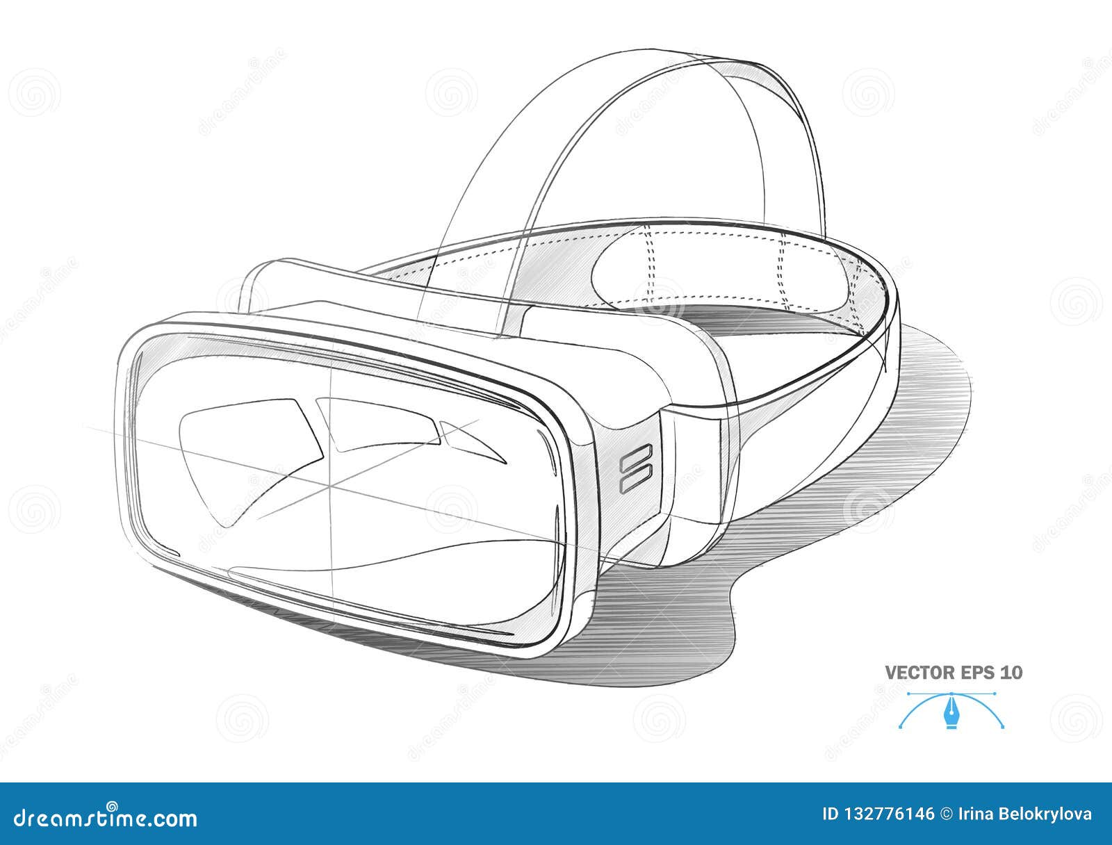 Очки VR скетч