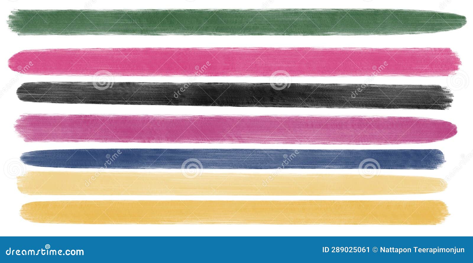 Paintbrush, Flat Paint Brush Thin, Straight Lines Mix High Detail Stock