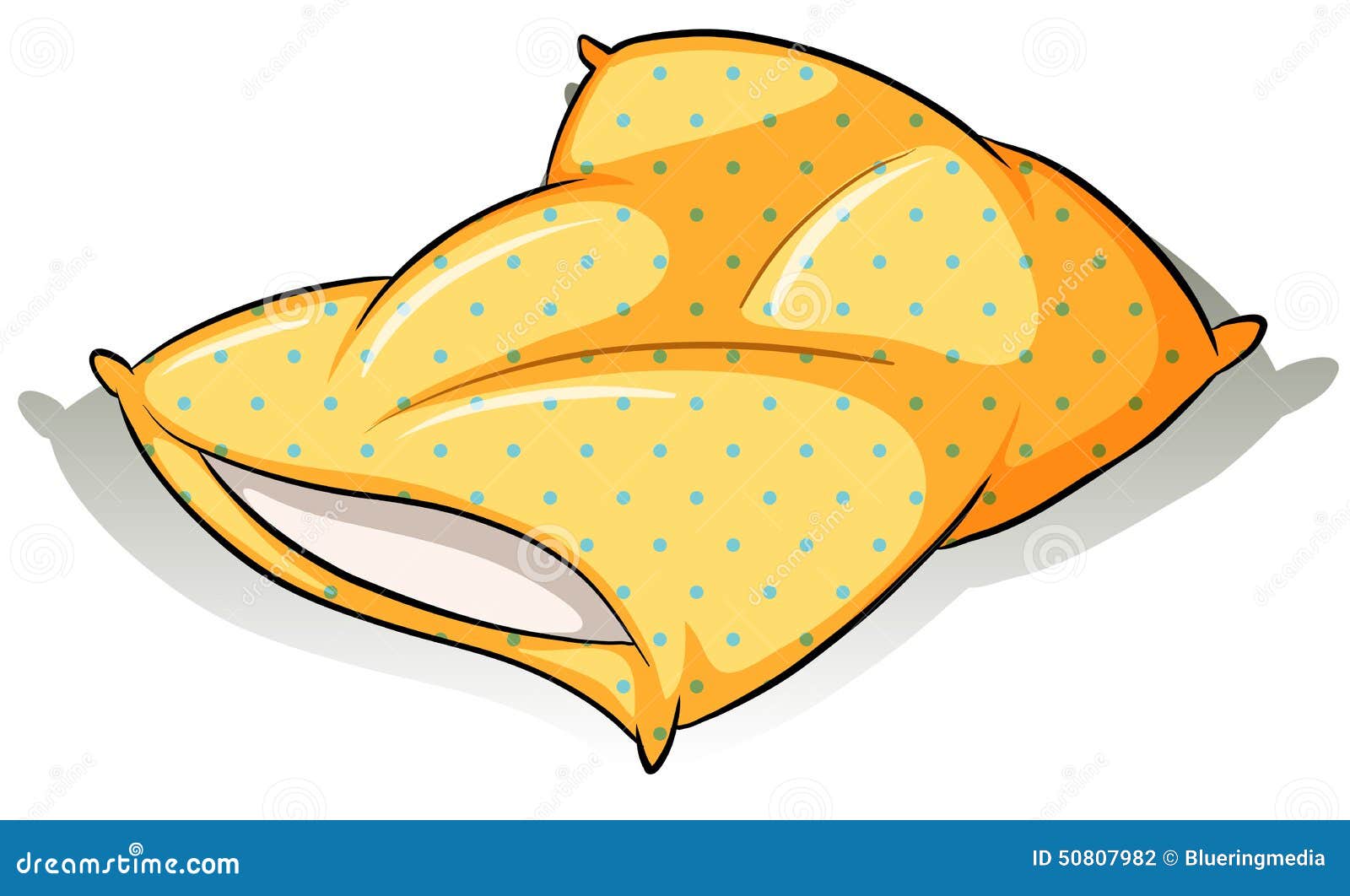 一个黄色枕头 向量例证. 插画 包括有 装载, 例证, 一个, 织品, 休眠, 图象, 枕头套, 技术支持 50807982