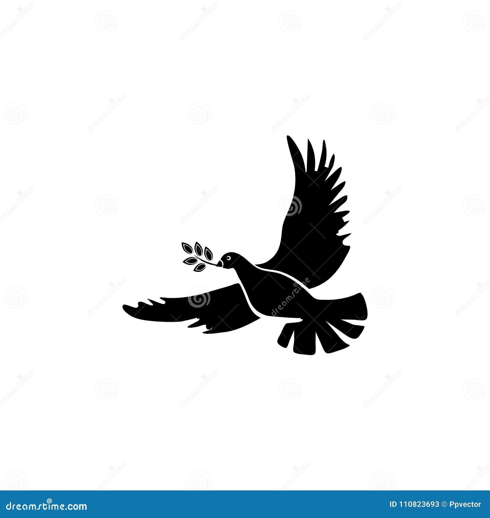 和平橄榄枝鸽 向量例证. 插画 包括有 双翼飞机, 飞行, 信念, 鸽子, 纯度, 设计, 叶子, 羽毛 - 227230728