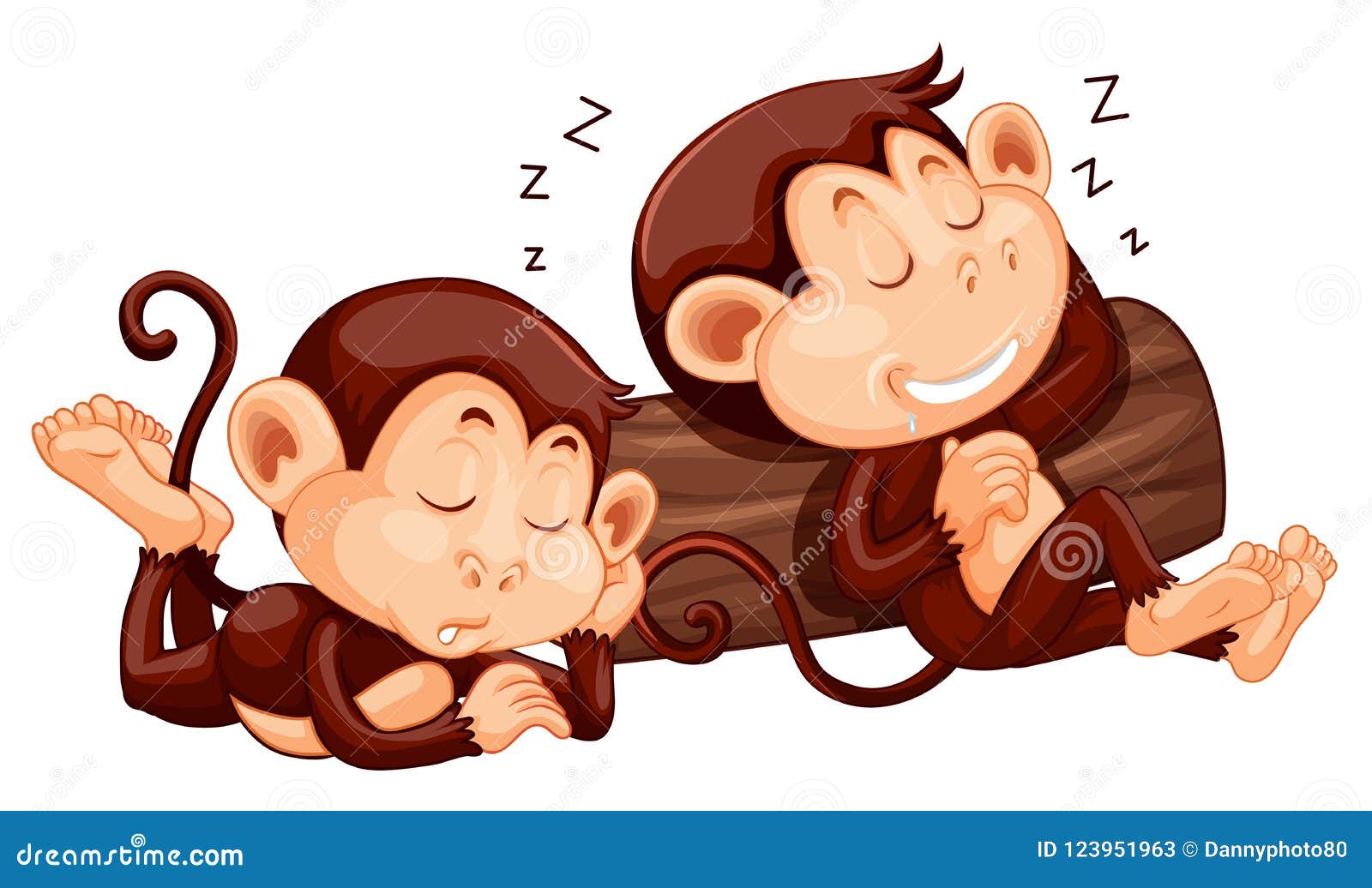 猴子睡觉图片卡通,猴子卡通图片,猴子睡觉图片_大山谷图库