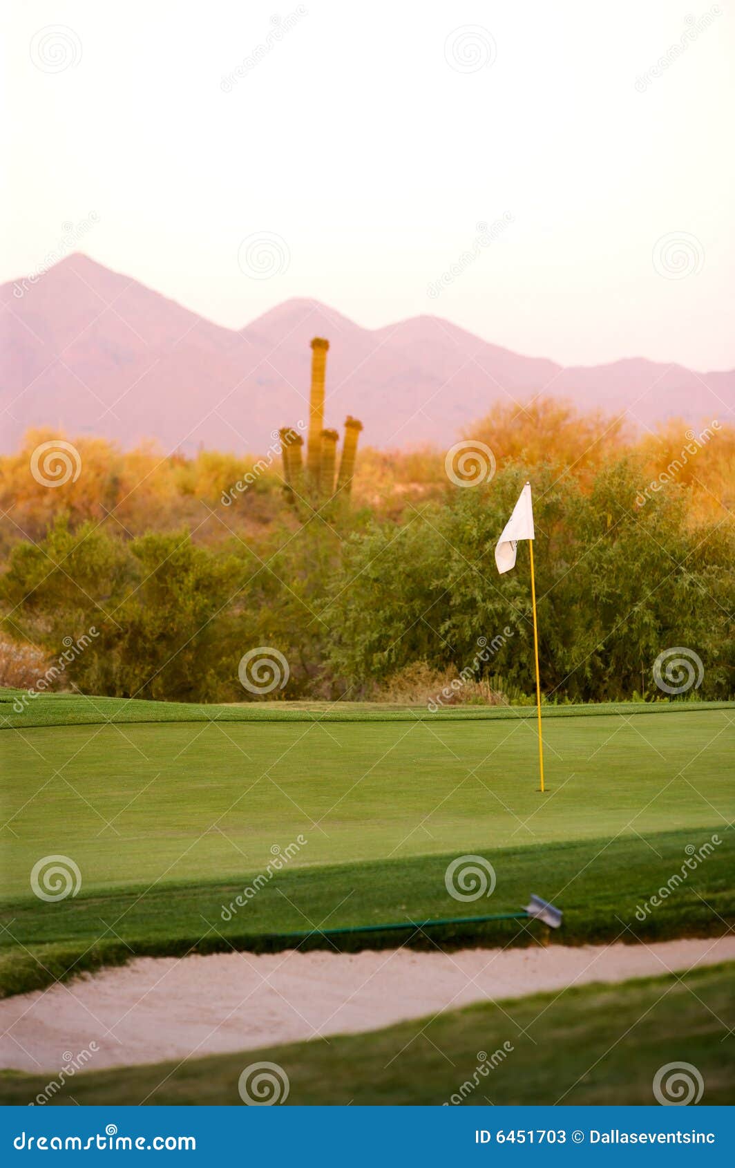 下午亚利桑那路线沙漠高尔夫球延迟山星期日