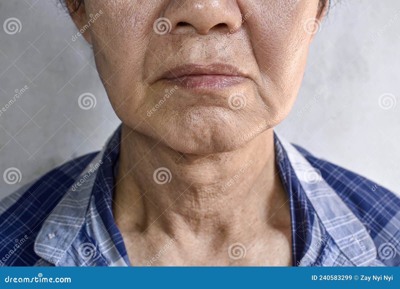 亚洲老人皮肤皱纹或皱纹 库存图片 图片 包括有 下颌 更加贫穷 龙舌兰 男性 干燥 发红光的 240583299