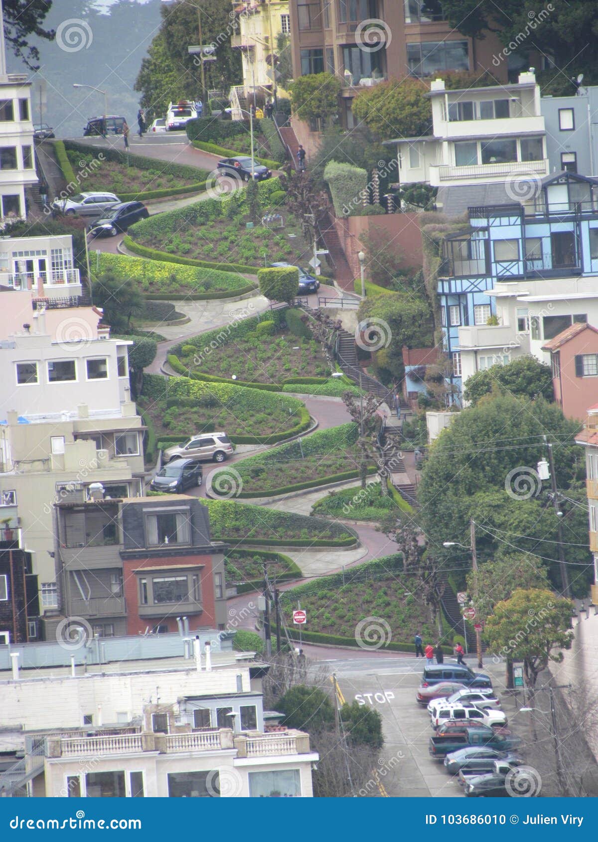 【携程攻略】旧金山九曲花街景点,九曲花街（伦巴底街Lombard Street）是全美国最弯曲的一条街道，短短…