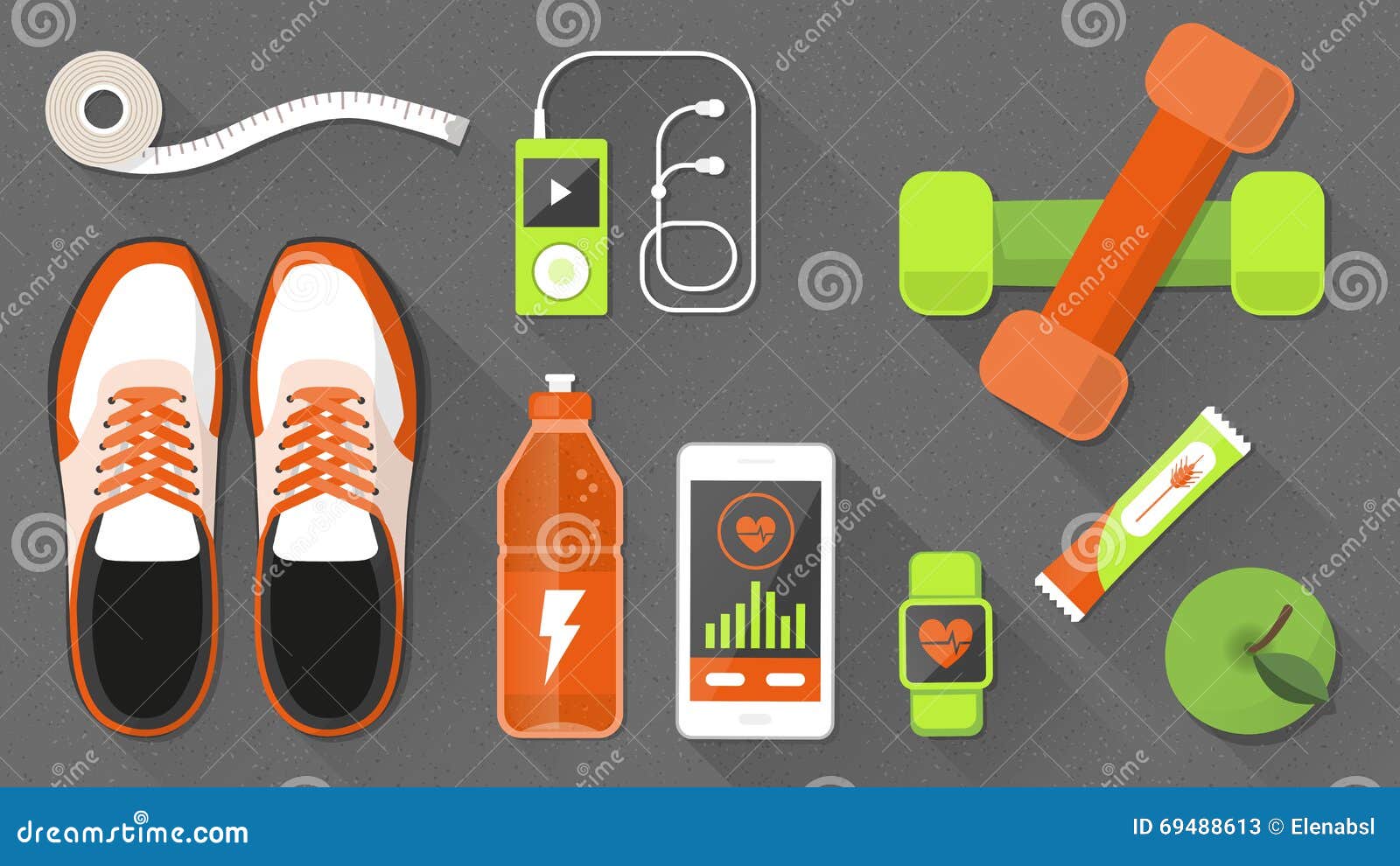 健身和健康生活方式 向量例证. 插画 包括有 žç¥¨, é¥®é£ÿ, ä¸šä½™çˆ±å¥½, è¿ åš¨å‘˜ - 69488613