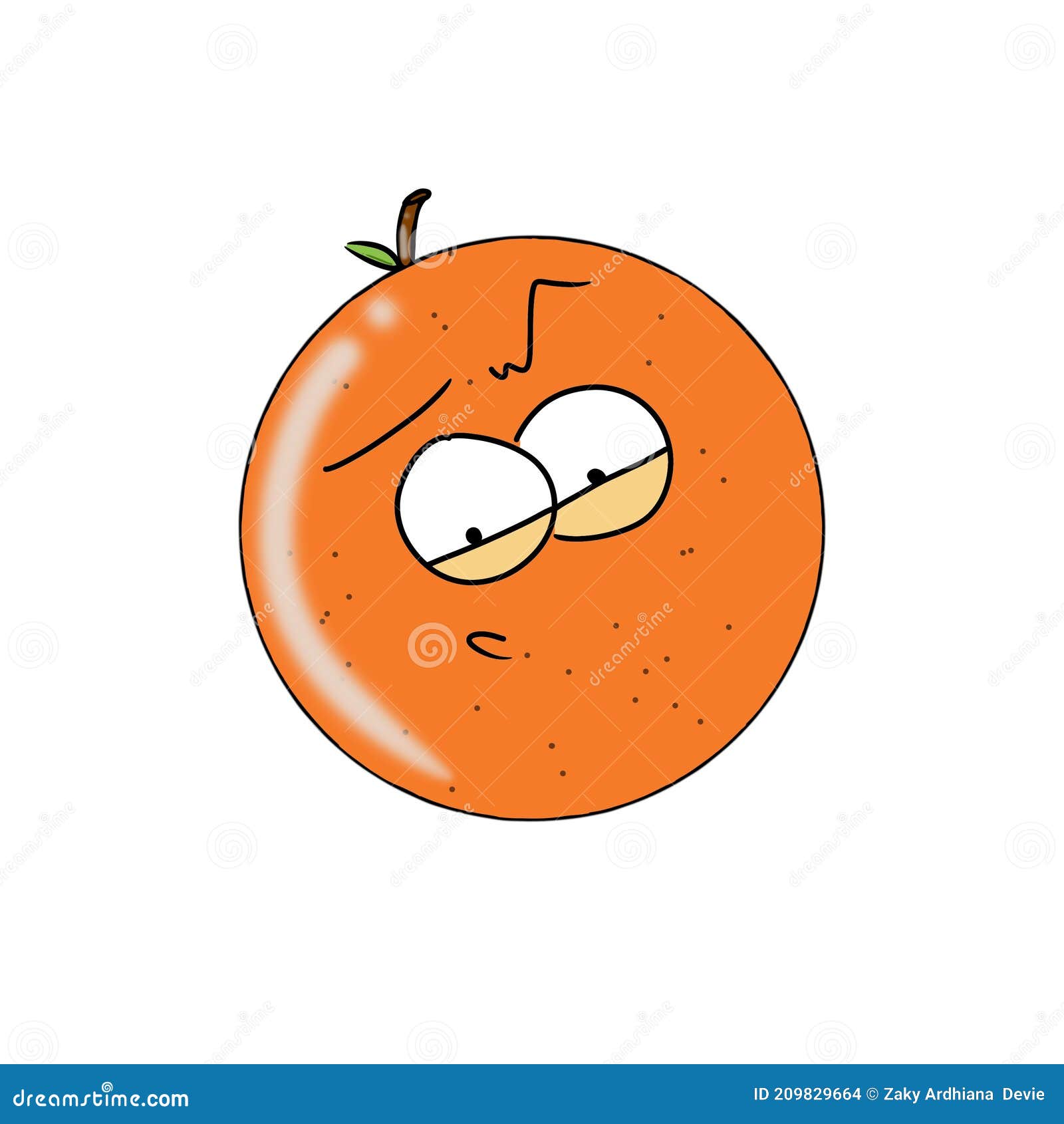 卡通手绘橙子人物设计图__其他_动漫动画_设计图库_昵图网nipic.com