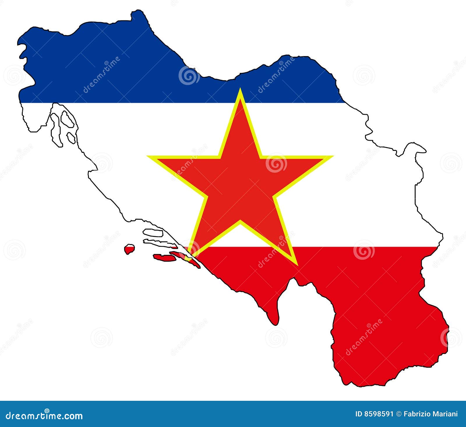 南斯拉夫国旗 - 哔哩哔哩