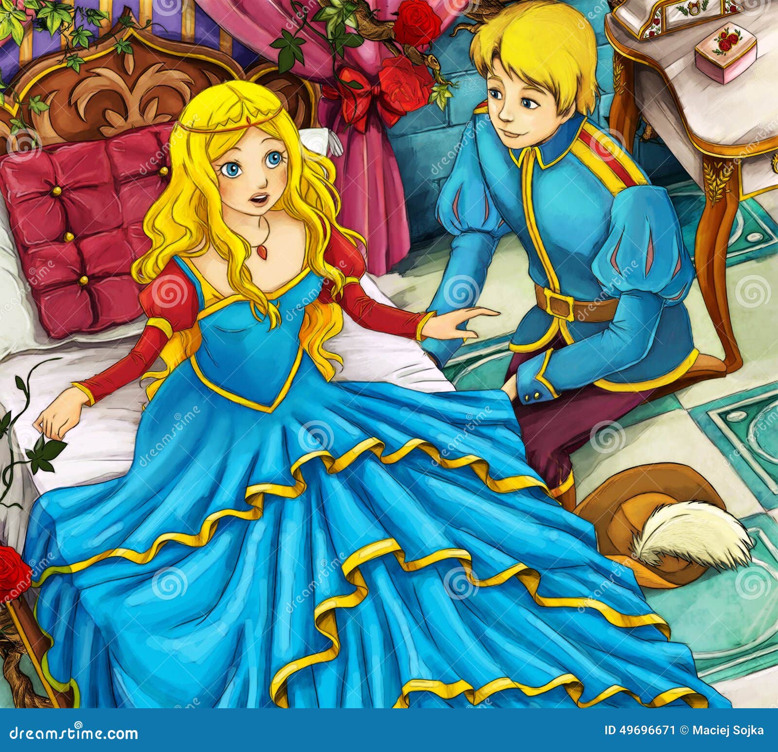 原创卡通王子和公主矢量插图设计图__动漫人物_动漫动画_设计图库_昵图网nipic.com