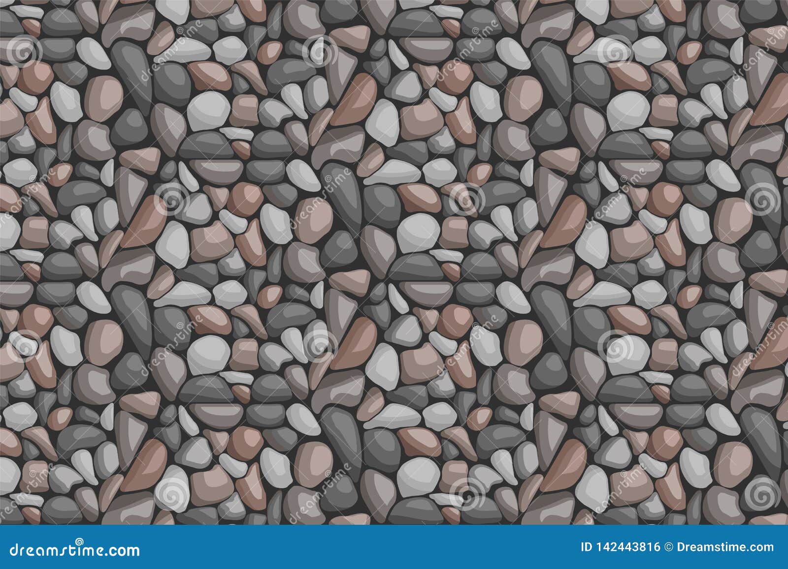 色的动画片石头 花岗岩大和小岩石石渣和冰砾导航色的图片 向量例证 - 插画 包括有 图标, 岩石: 130743399