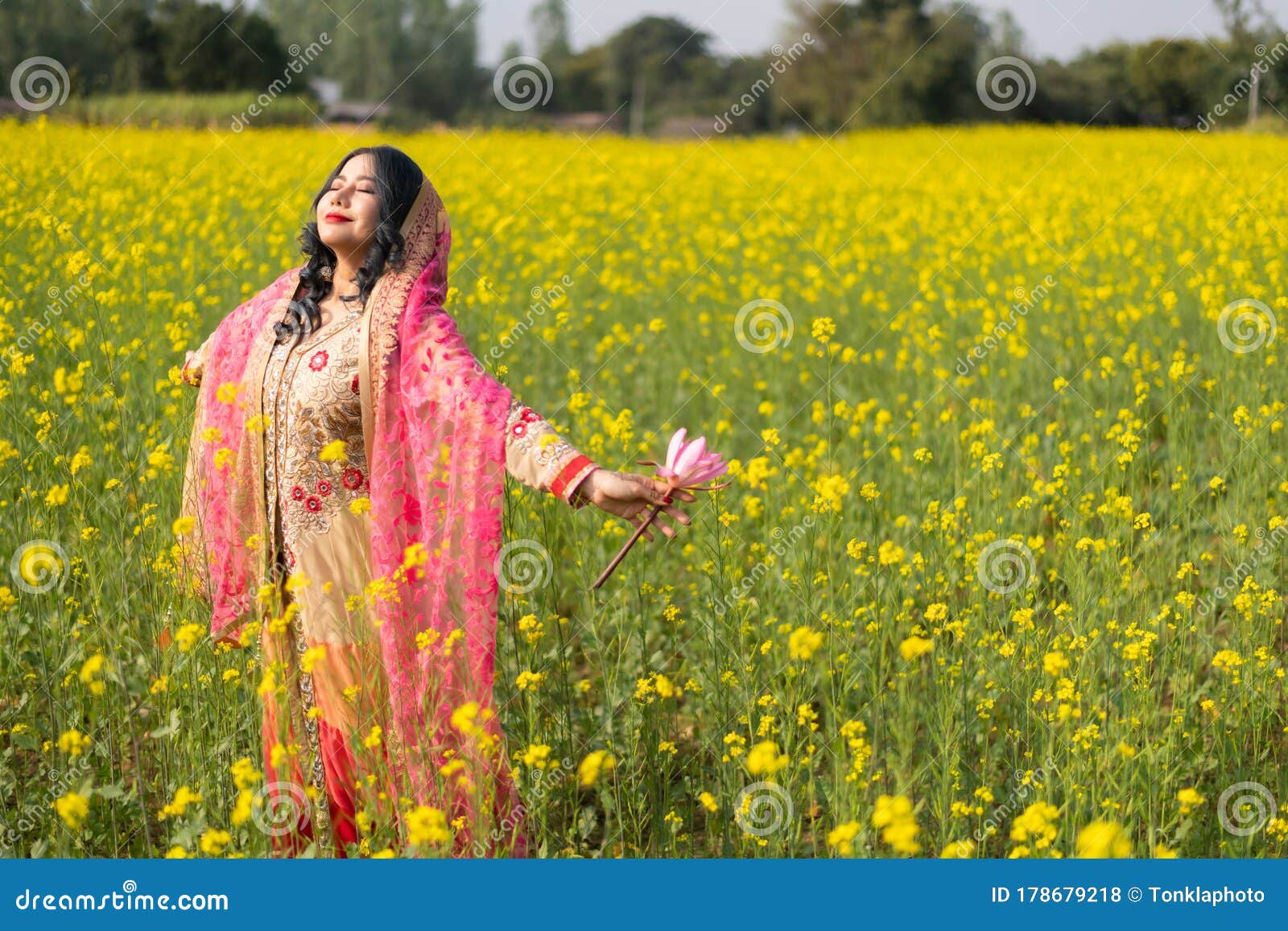 美丽的印度女人穿着五颜六色的传统纱丽插画图片素材_ID:426952626-Veer图库