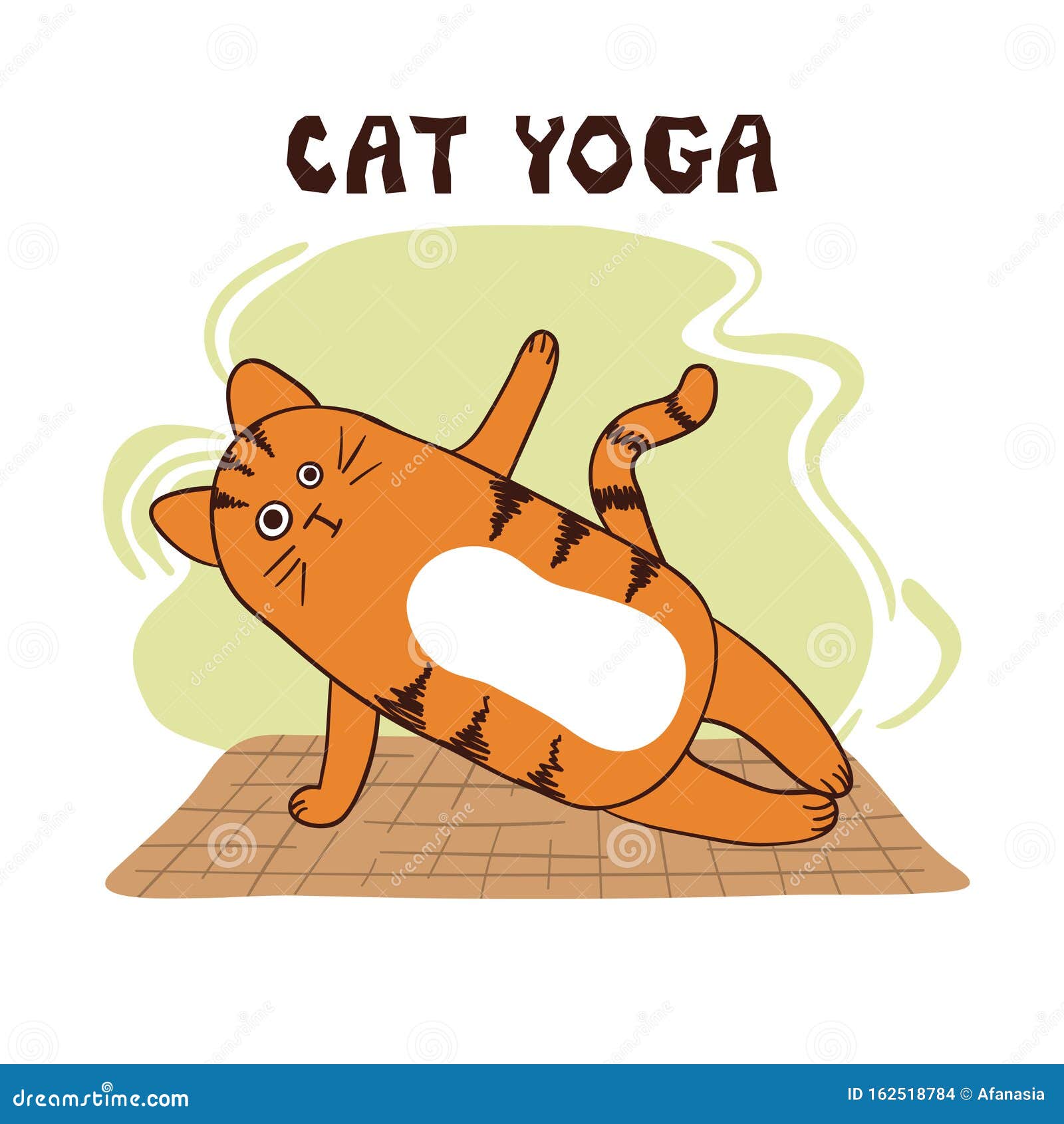 可爱萌宠猫咪瑜伽创意手机壁纸_电脑主题网