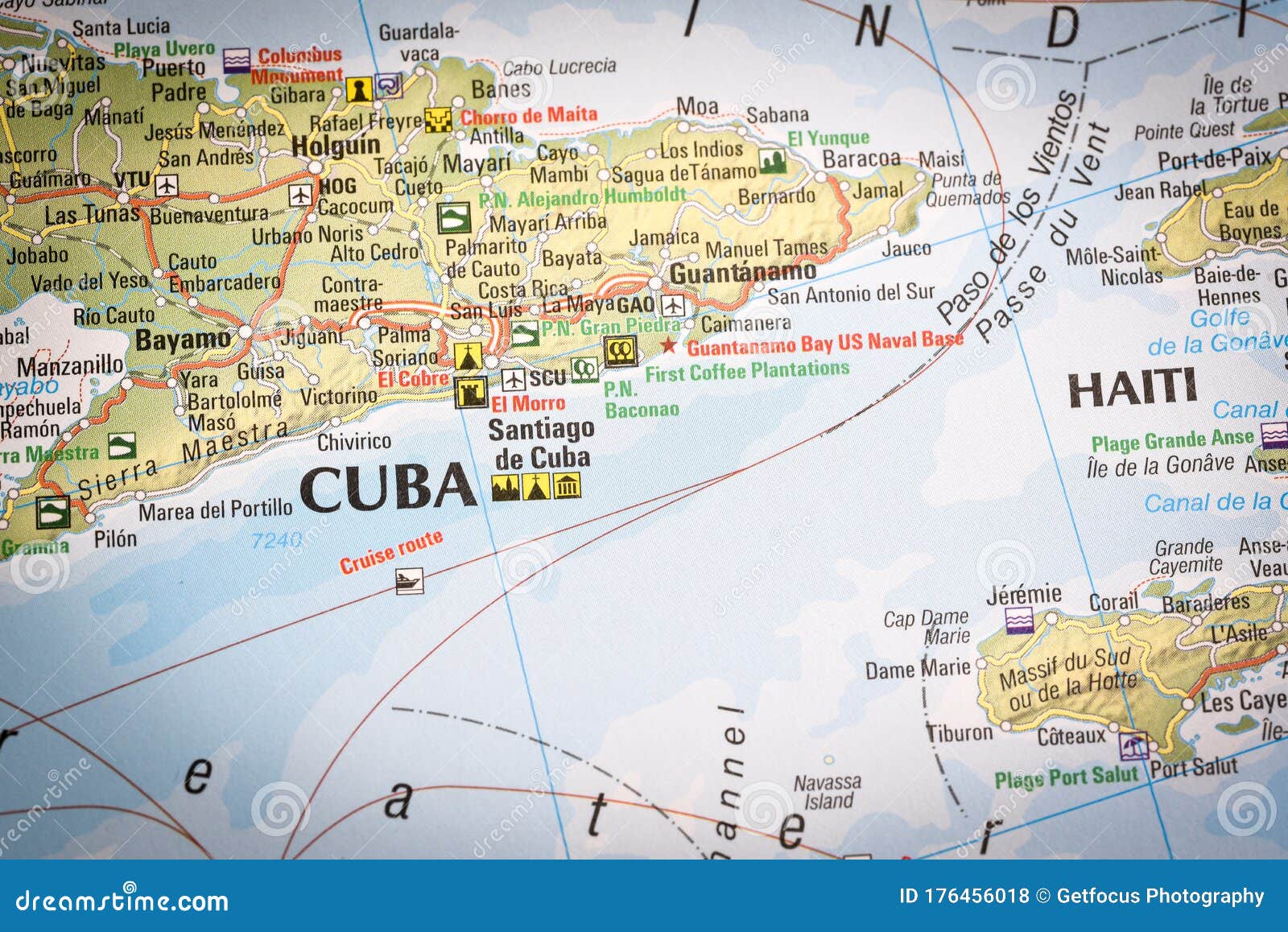 古巴地图地形版 - 古巴地图 - 地理教师网