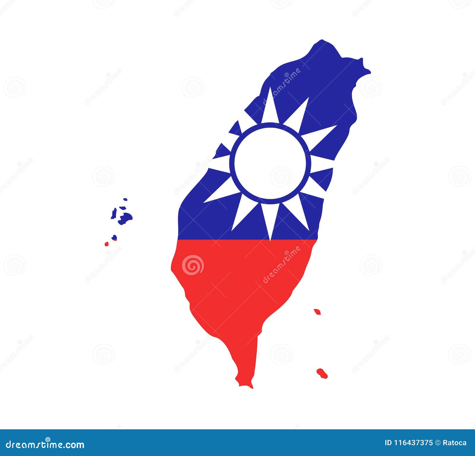Flag of Taiwan, 2009 | ClipArt ETC