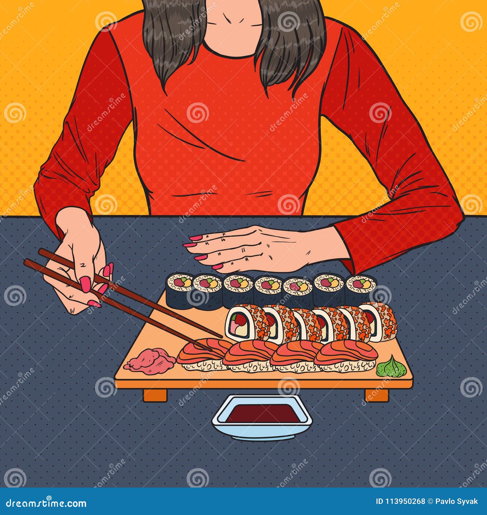 吃寿司的亚裔妇女， 库存图片. 图片 包括有 查出, 烹调, 成人, 日语, 筷子, 喜悦, 食物, 居住 - 36501419
