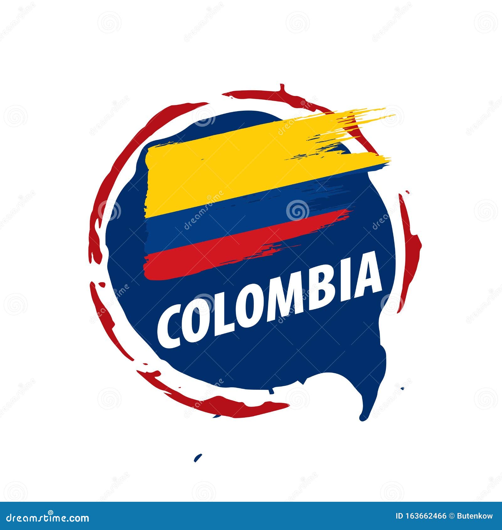 哥伦比亚国旗. 精确的尺寸元素比例和颜色 向量例证. 插画 包括有 图形式, 目的地, 标志, 国籍, 正确地 - 216595137