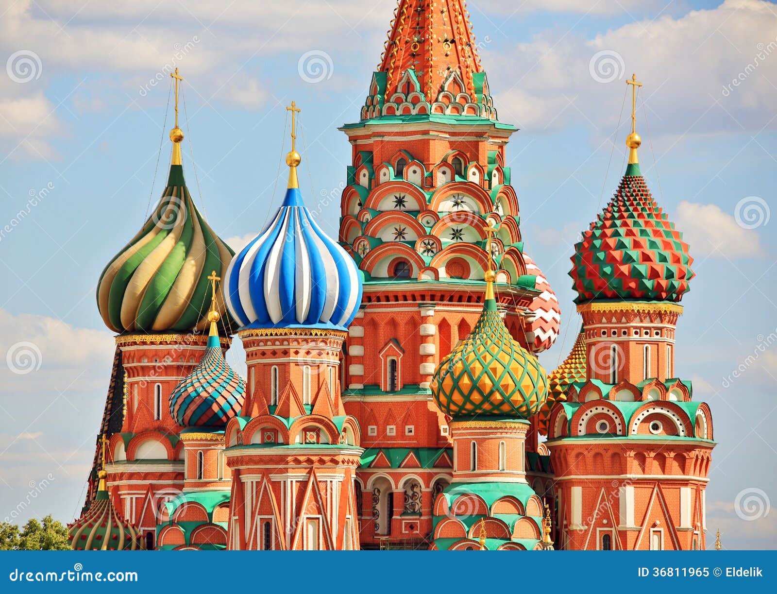 圣徒蓬蒿的大教堂，莫斯科，俄罗斯